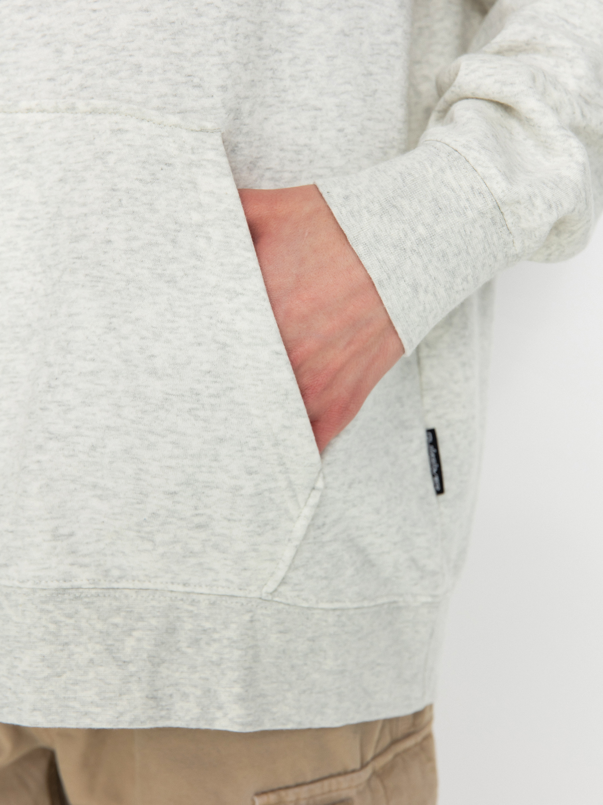 Quiksilver Salt Water HD Hoodie (white marble heather)