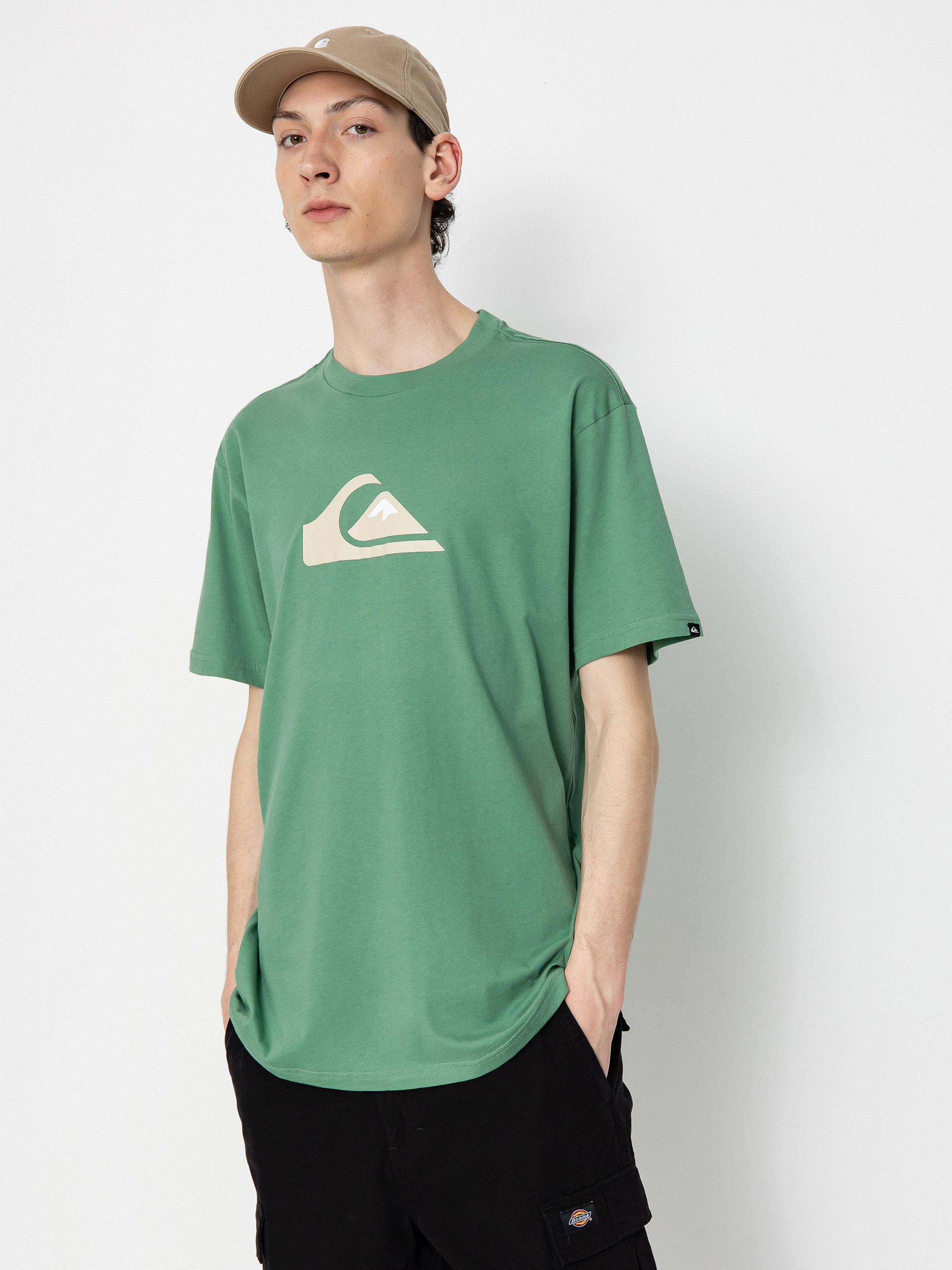 Quiksilver Comp Logo T-Shirt (frosty spruce)