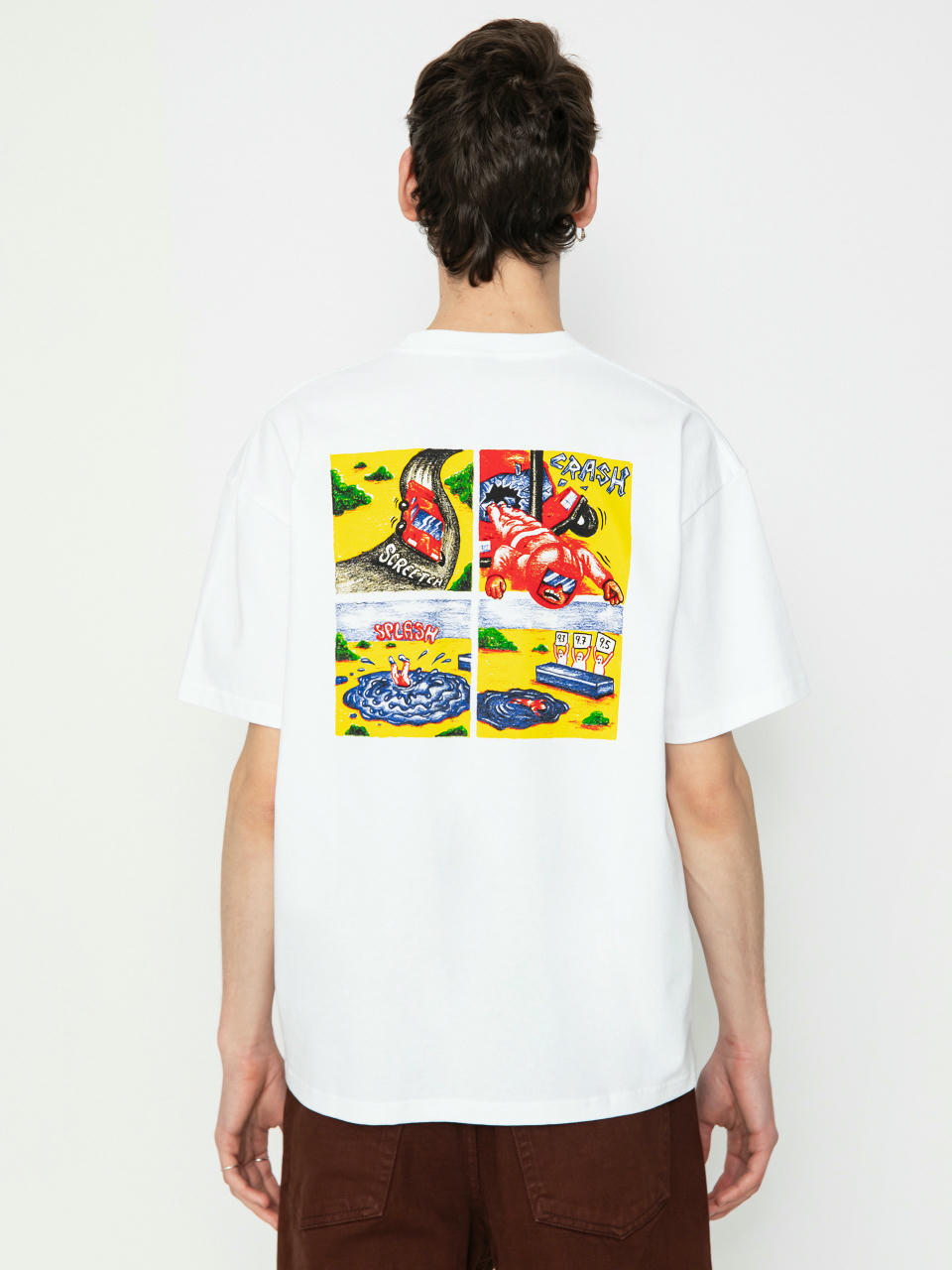 Polar Skate Crash T-Shirt (white)