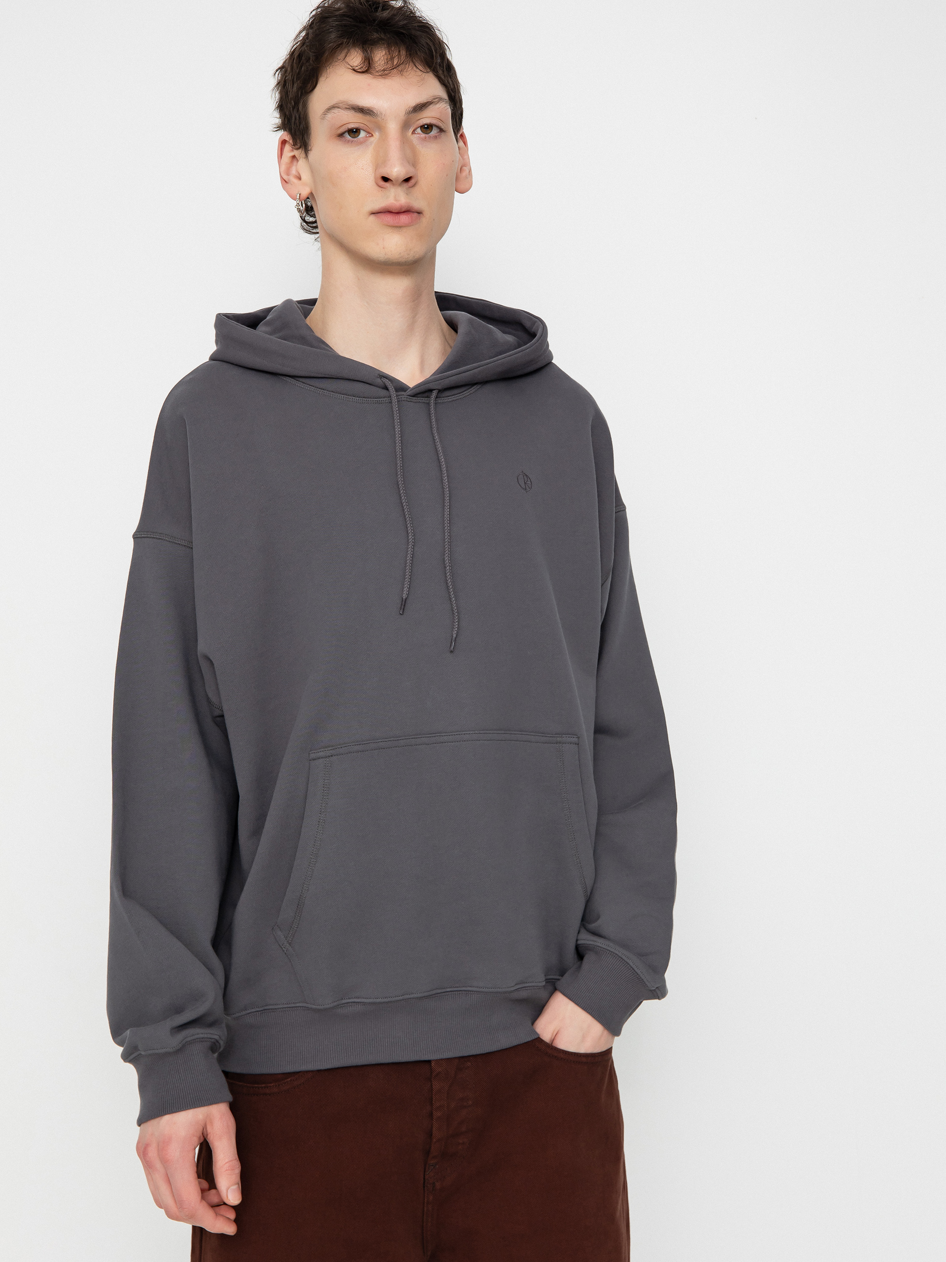 Polar Skate Frank HD Hoodie grey graphite