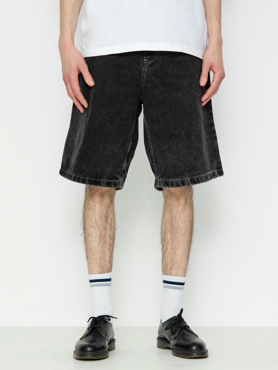 Polar Skate Shorts Big Boy (silver black)