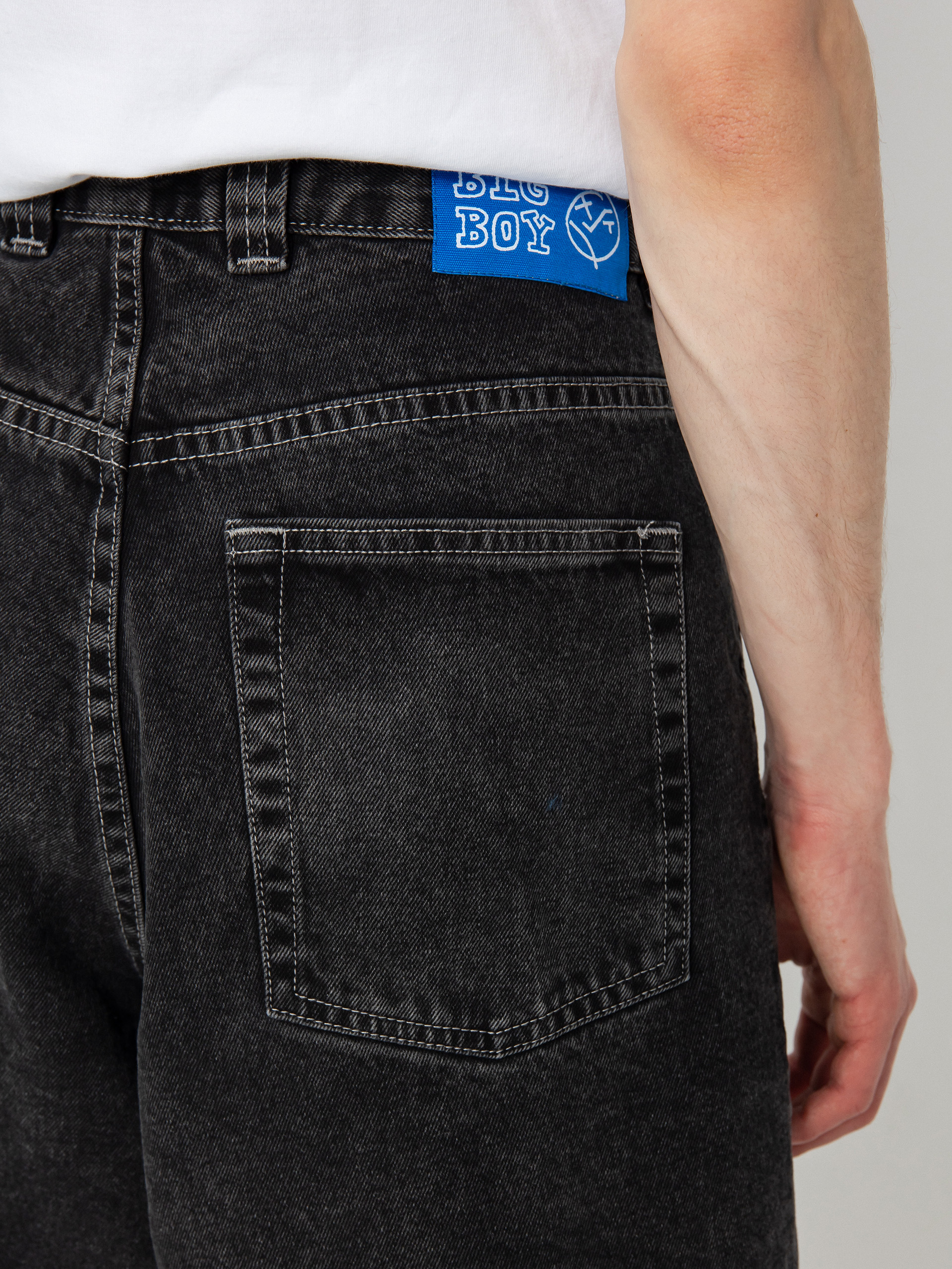 Polar Skate Shorts Big Boy (silver black)