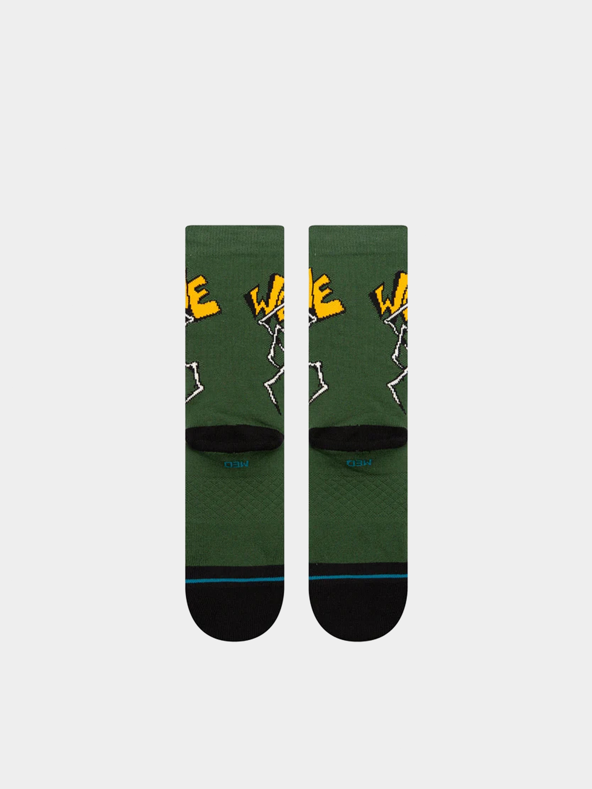 Stance Socks Welcome Wilbur Crew (green)