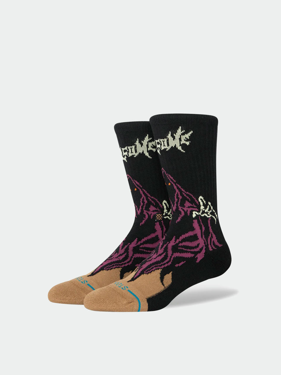 Stance Socken Welcome Skelly Crew (black)