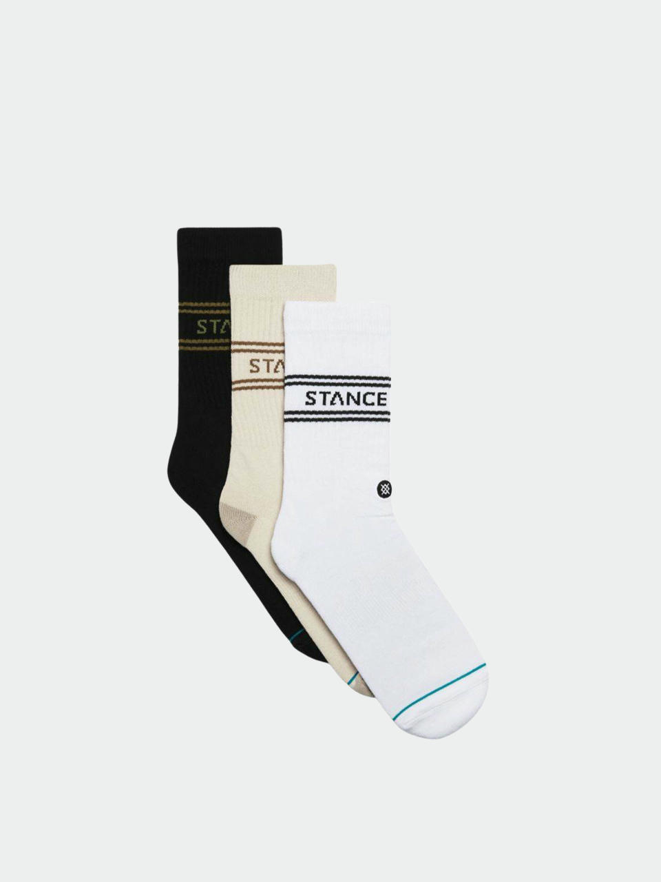 Stance Socks Basic 3 Pack Crew (oatmeal)