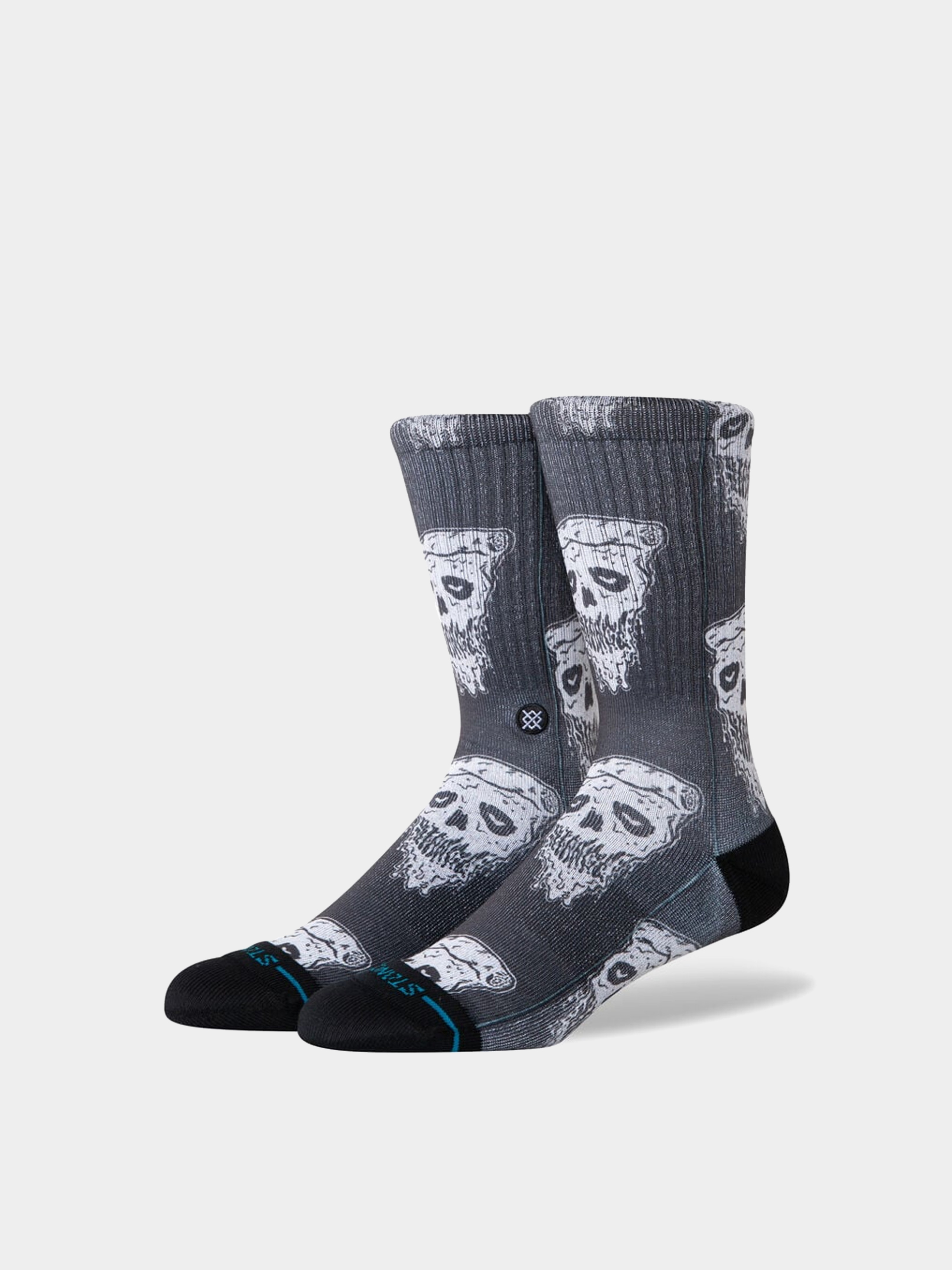 Stance Socken Pizza Face (white black)