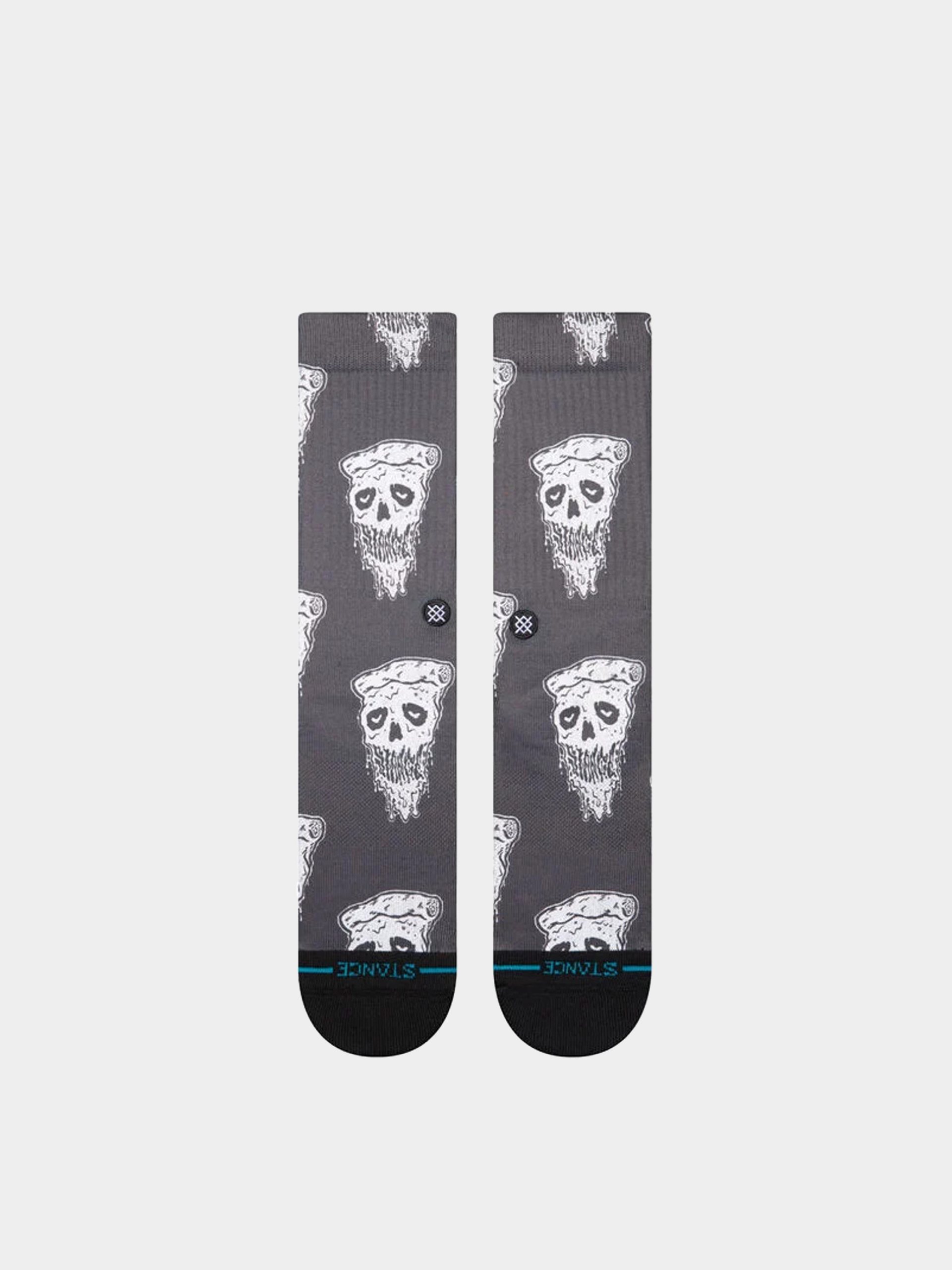 Stance Socken Pizza Face (white black)
