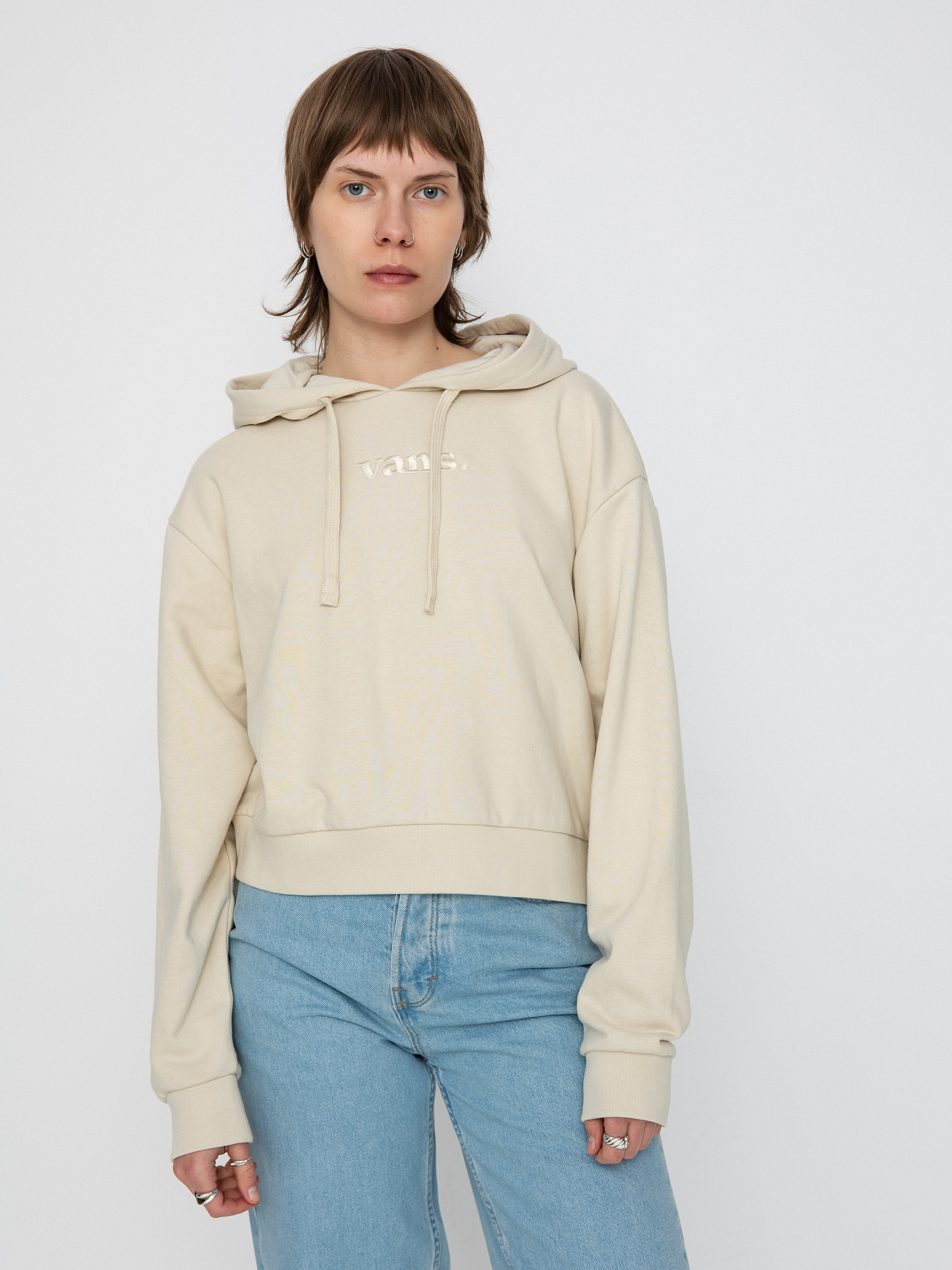 Vans W Essential Ft Rlx HD Wmn Hoodie (oatmeal)