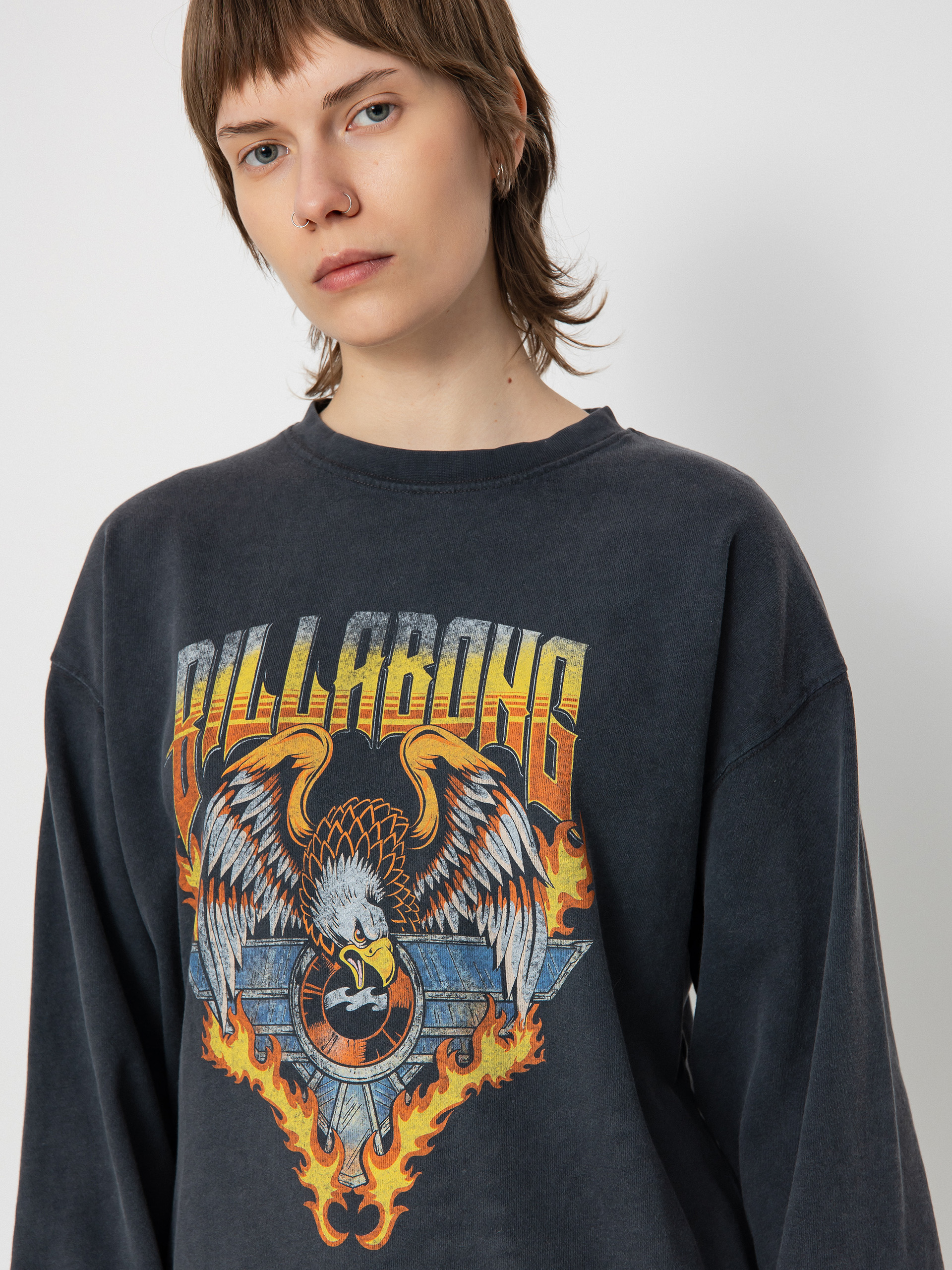 Billabong Thunder Crew Sweatshirt Wmn (off black)