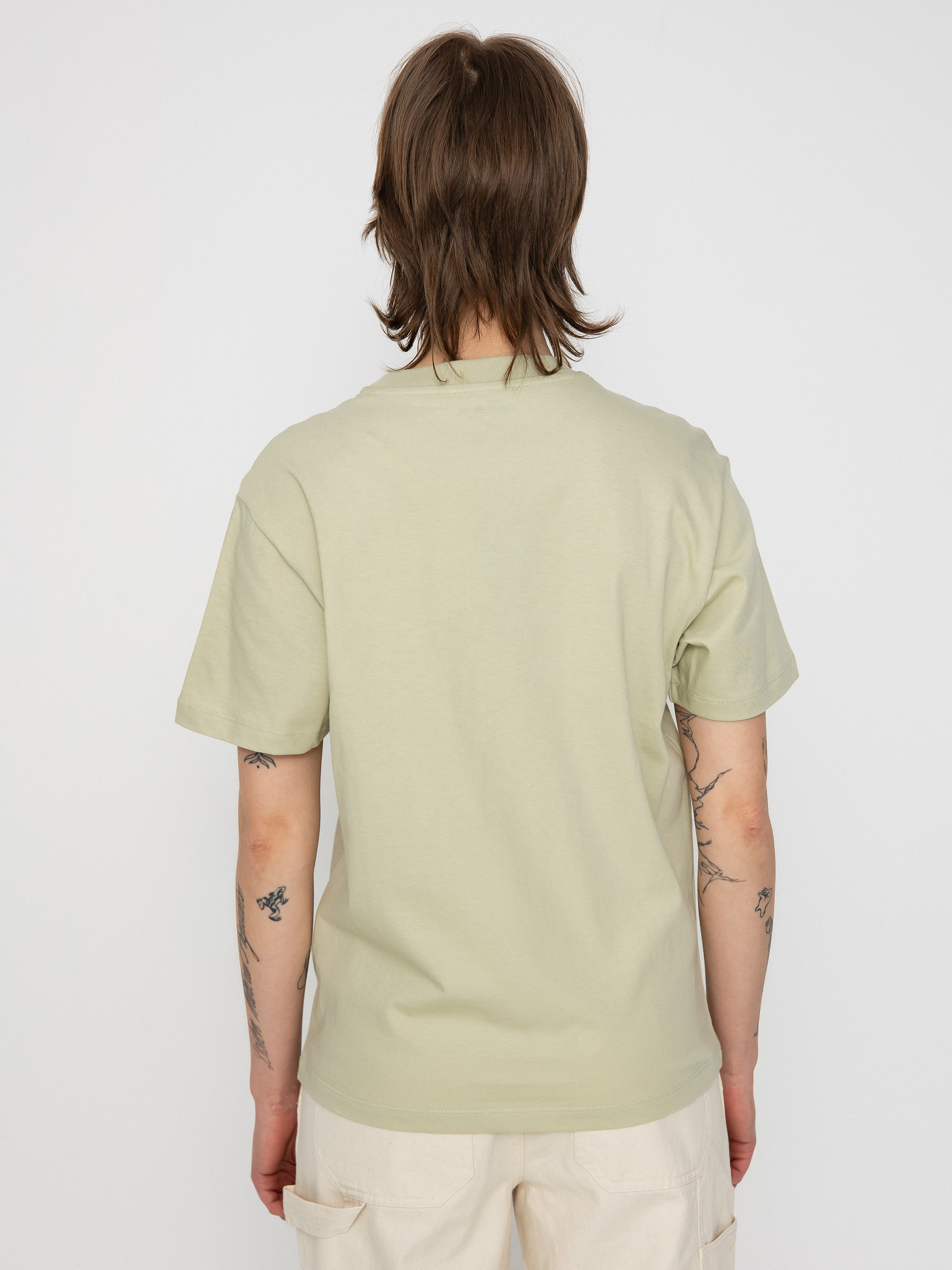 Carhartt WIP T-Shirt Script Embroidery Wmn (beryl/frosted blue)