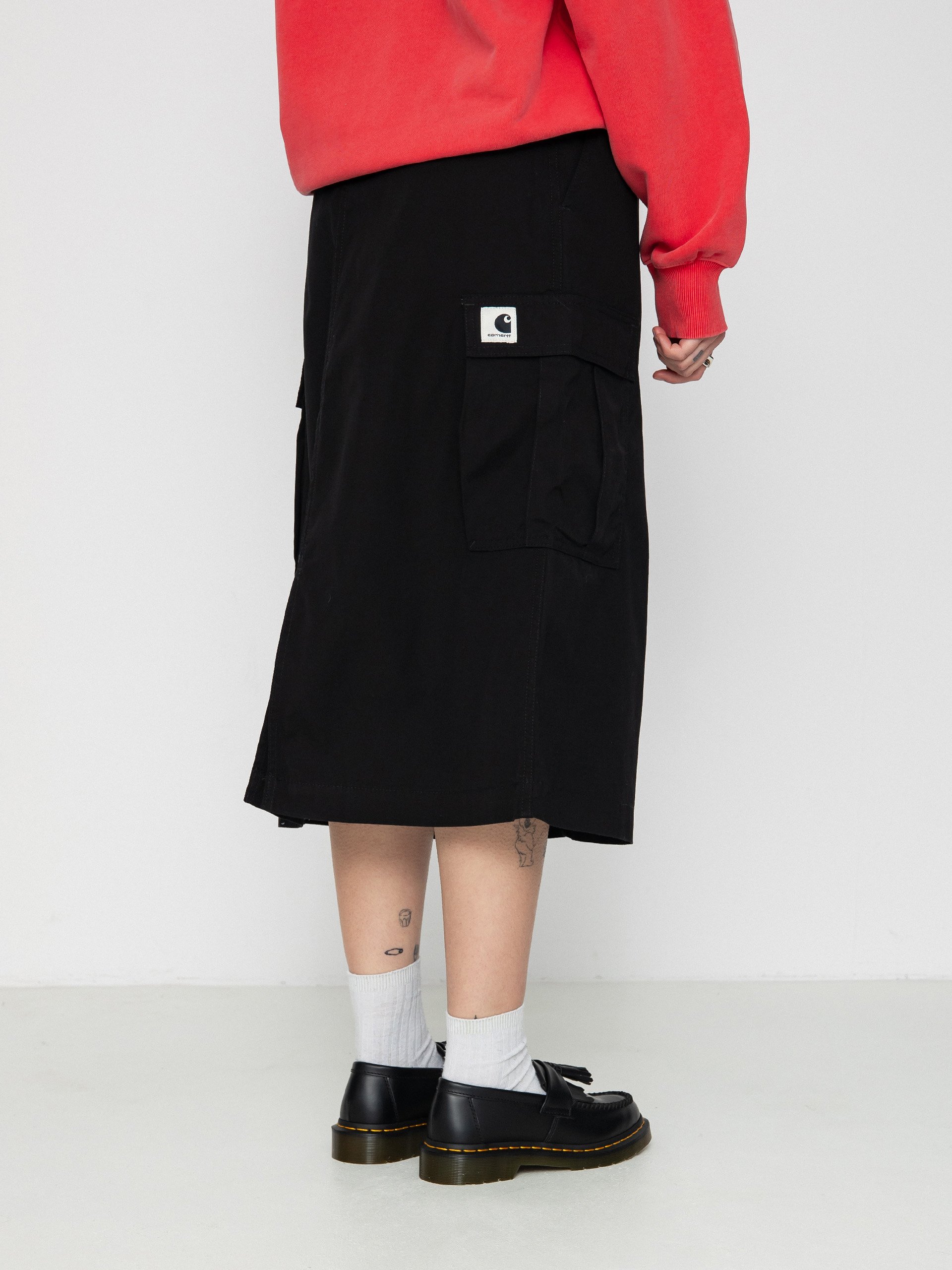 Black cargo skirt best sale