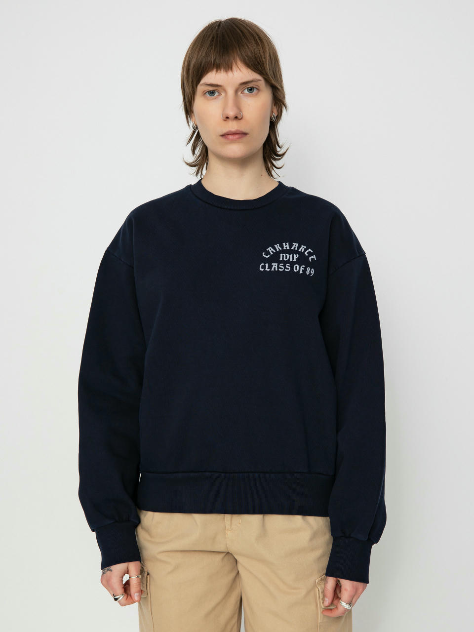 Carhartt WIP Sweatshirt Class of 89 Wmn (dark navy/white)