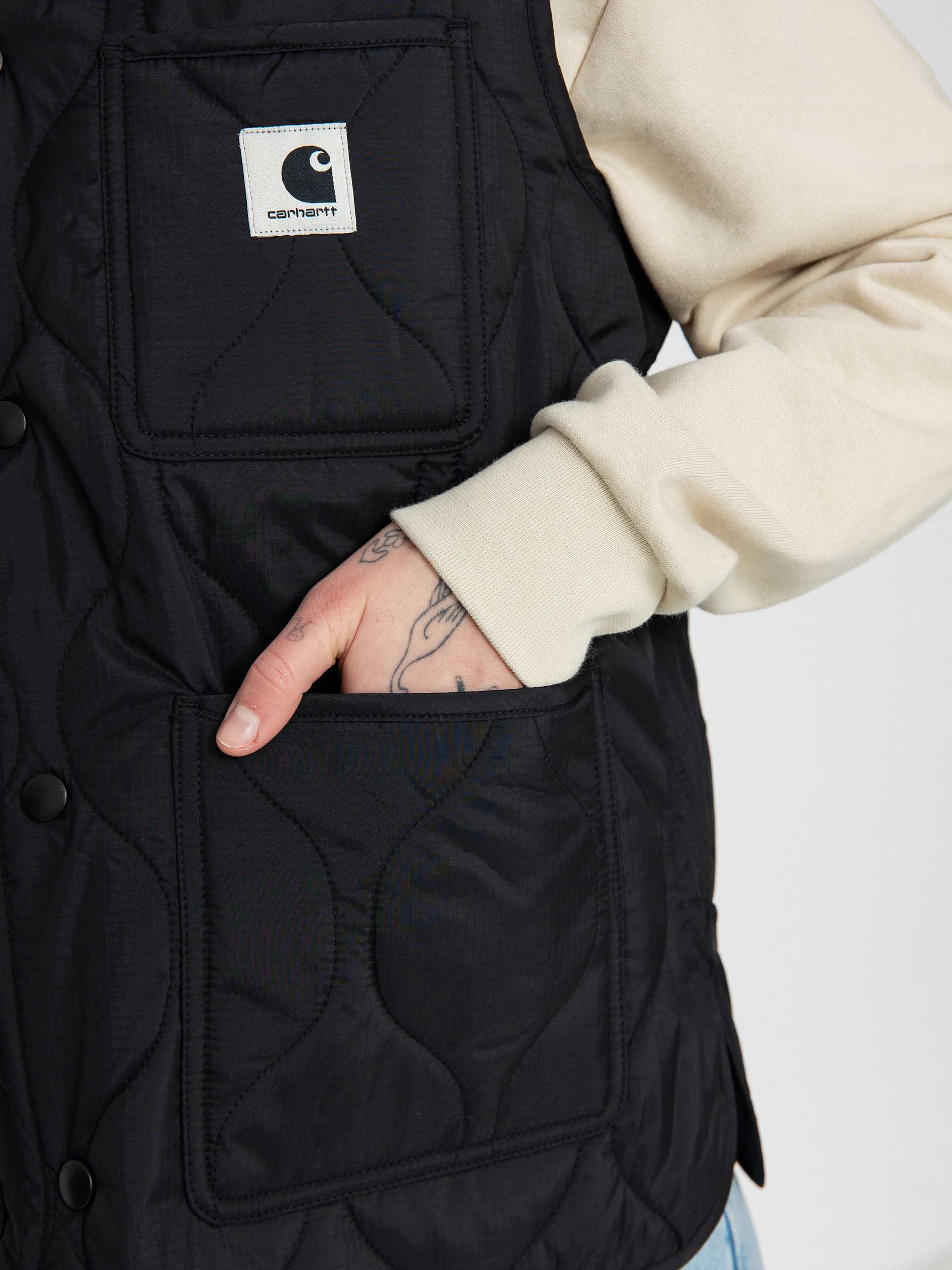 Carhartt WIP Weste Skyler Wmn (black)