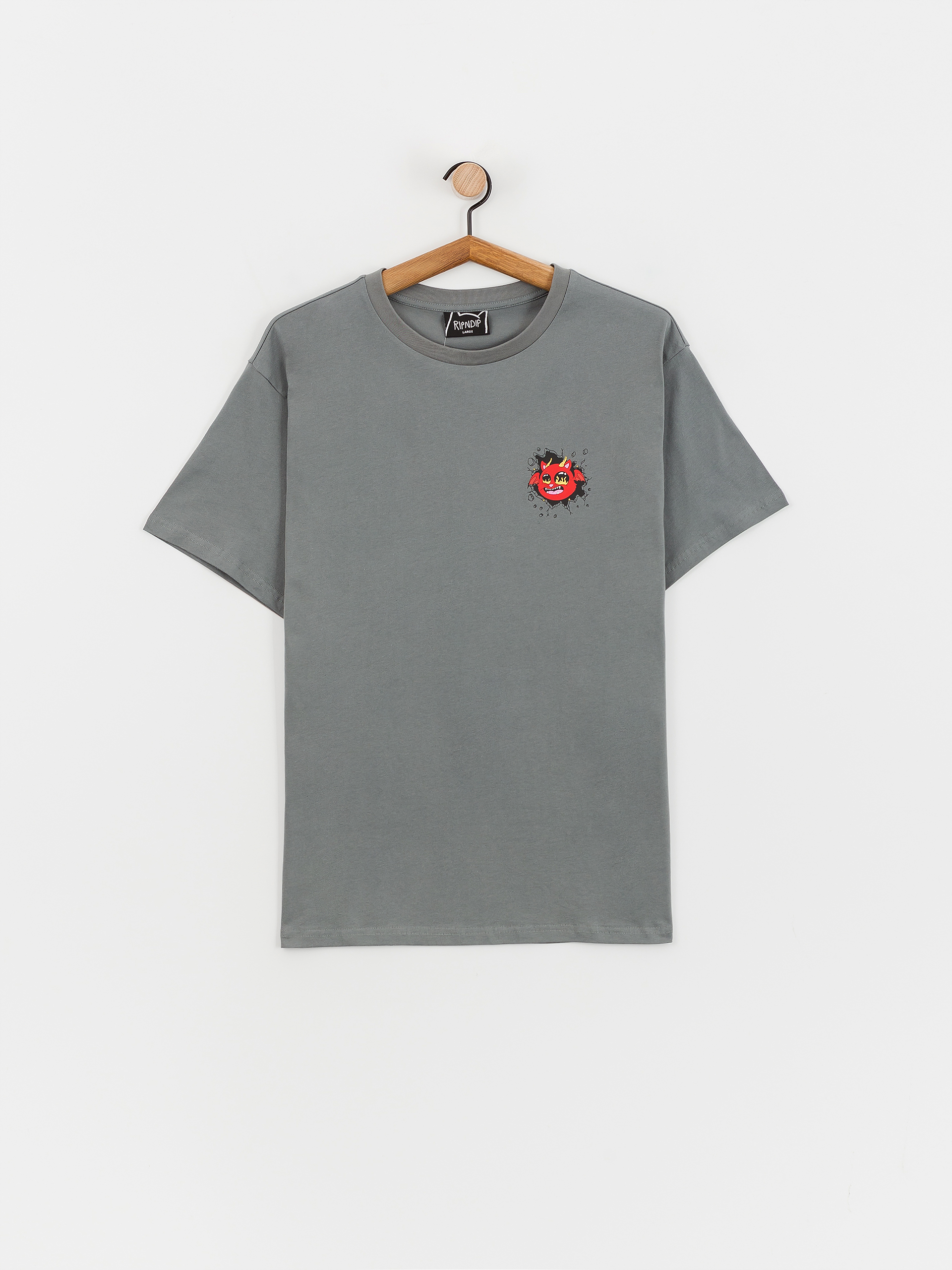 RipNDip Devil Monster T-Shirt (charcoal)