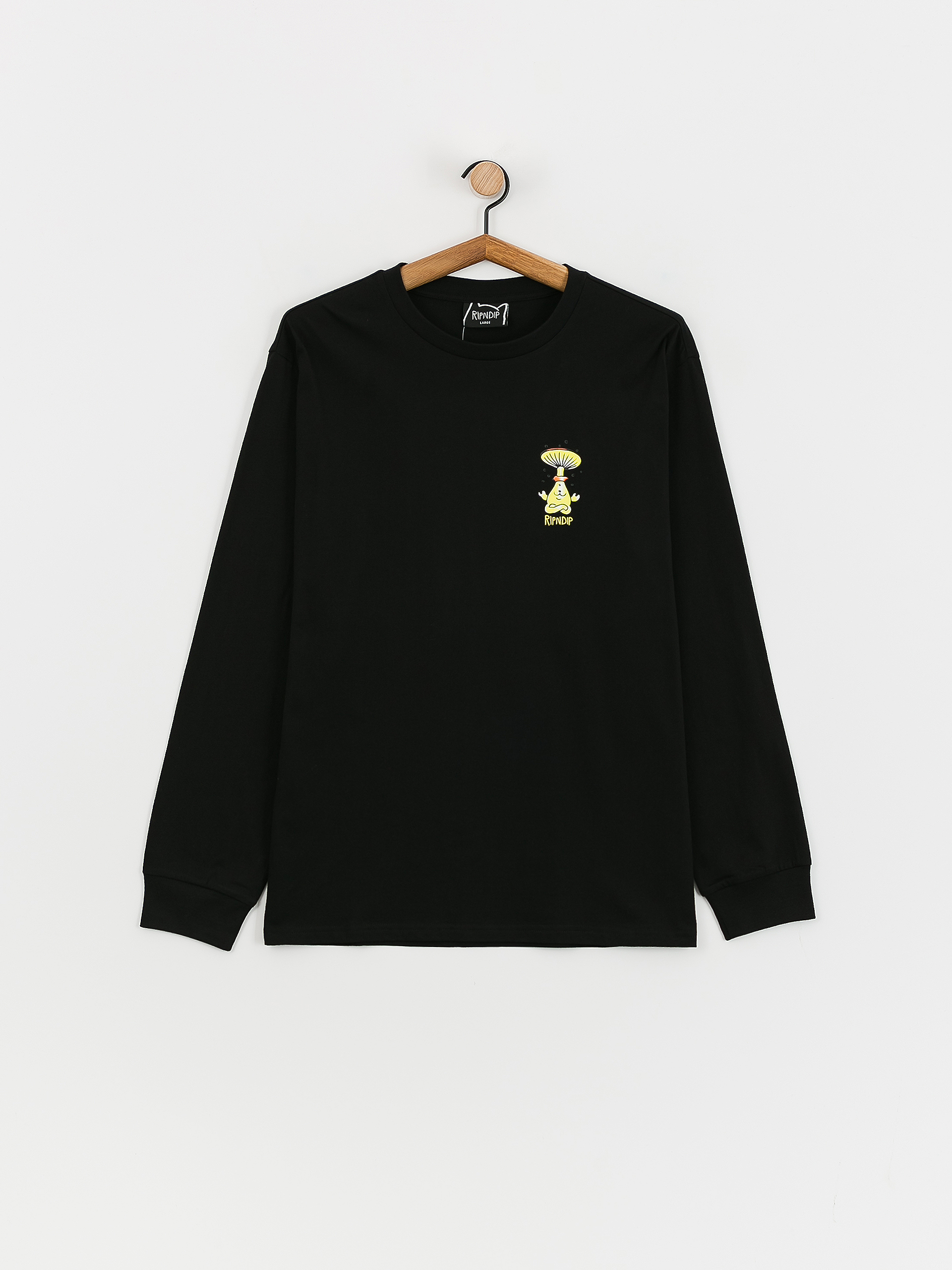 RipNDip Longsleeve Know Ur Shrooms black (black) - Main Image