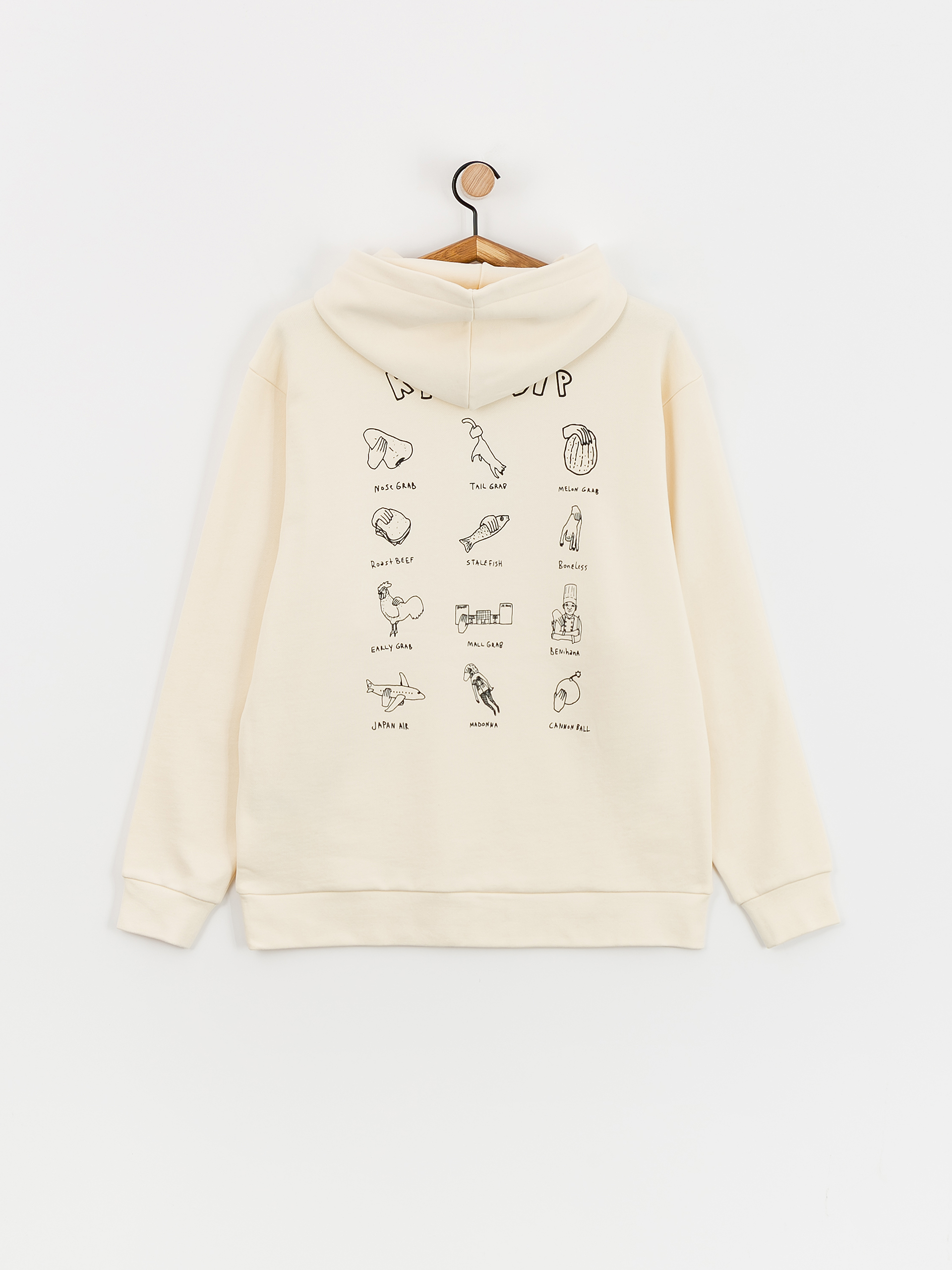 RipNDip Hoodie Grabs HD (bone)
