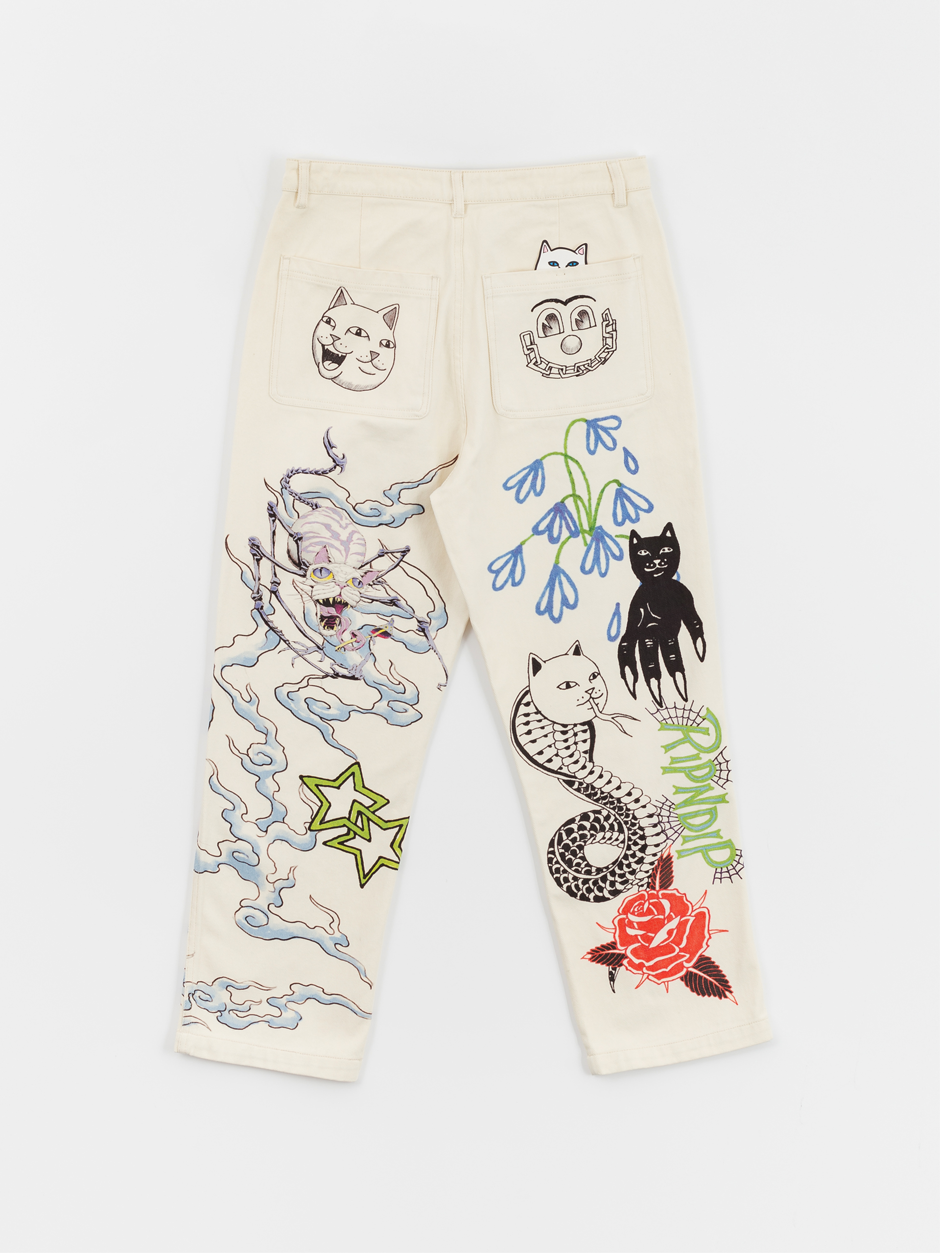 RipNDip Pants Travis (off white)