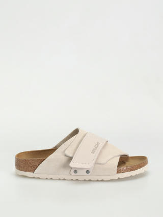 Birkenstock Kyoto Nubuck Suede Leather Narrow Wmn Flip Flops (antique white)