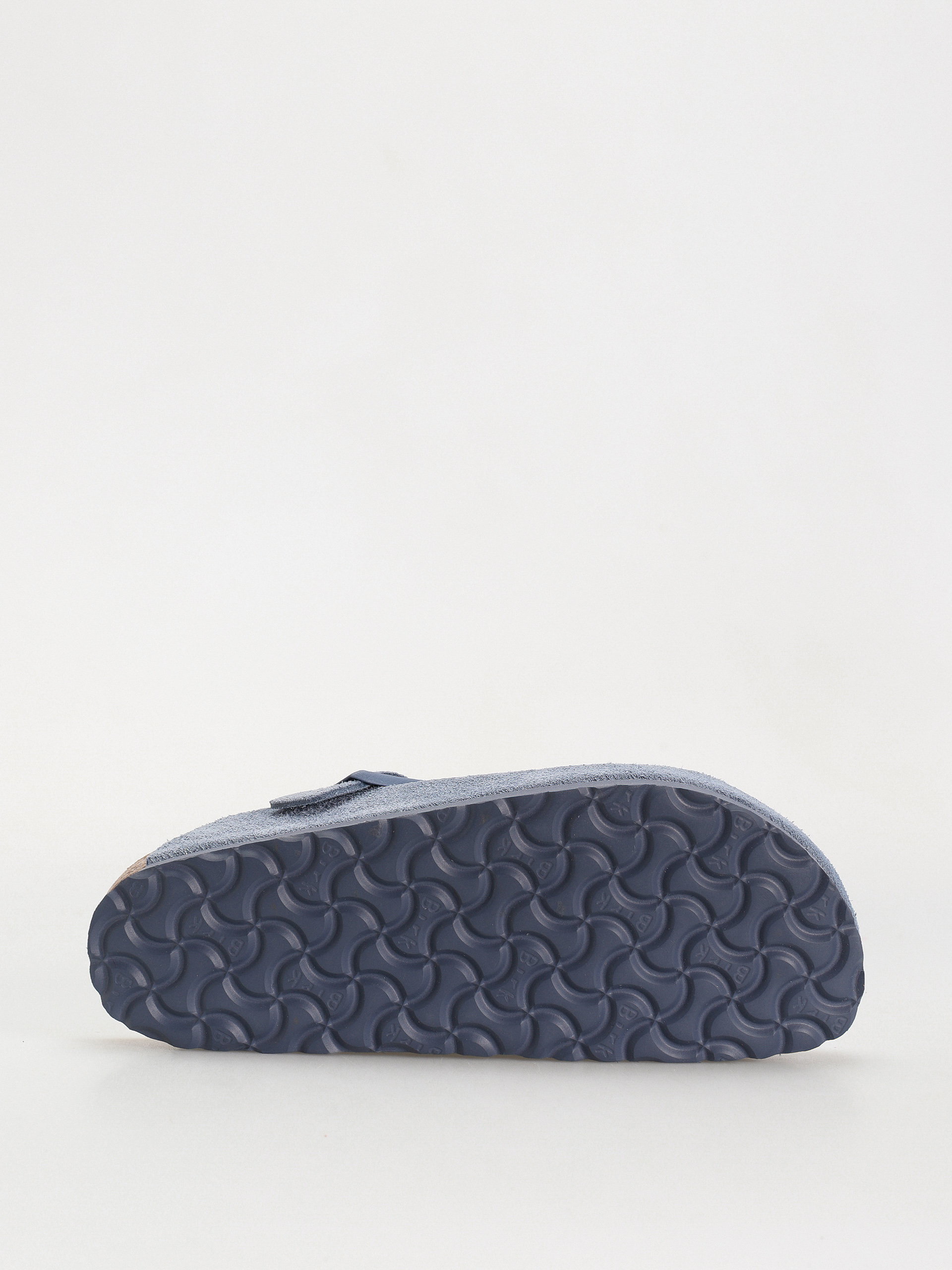 Birkenstock Boston Suede Leather Narrow Wmn Flip-flops (elemental blue)
