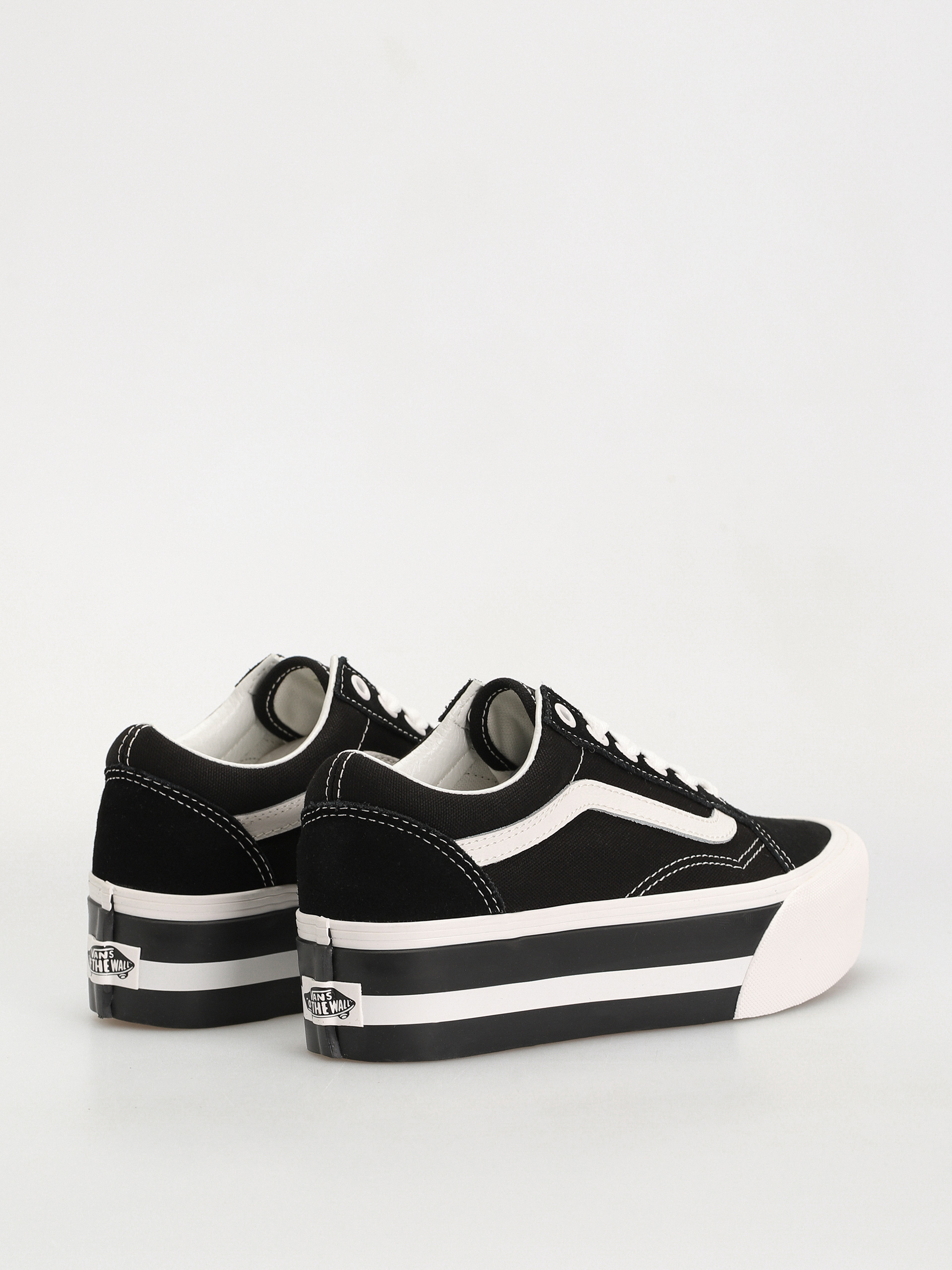 Vans Old Skool Stackform Shoes (smarten up black/white)