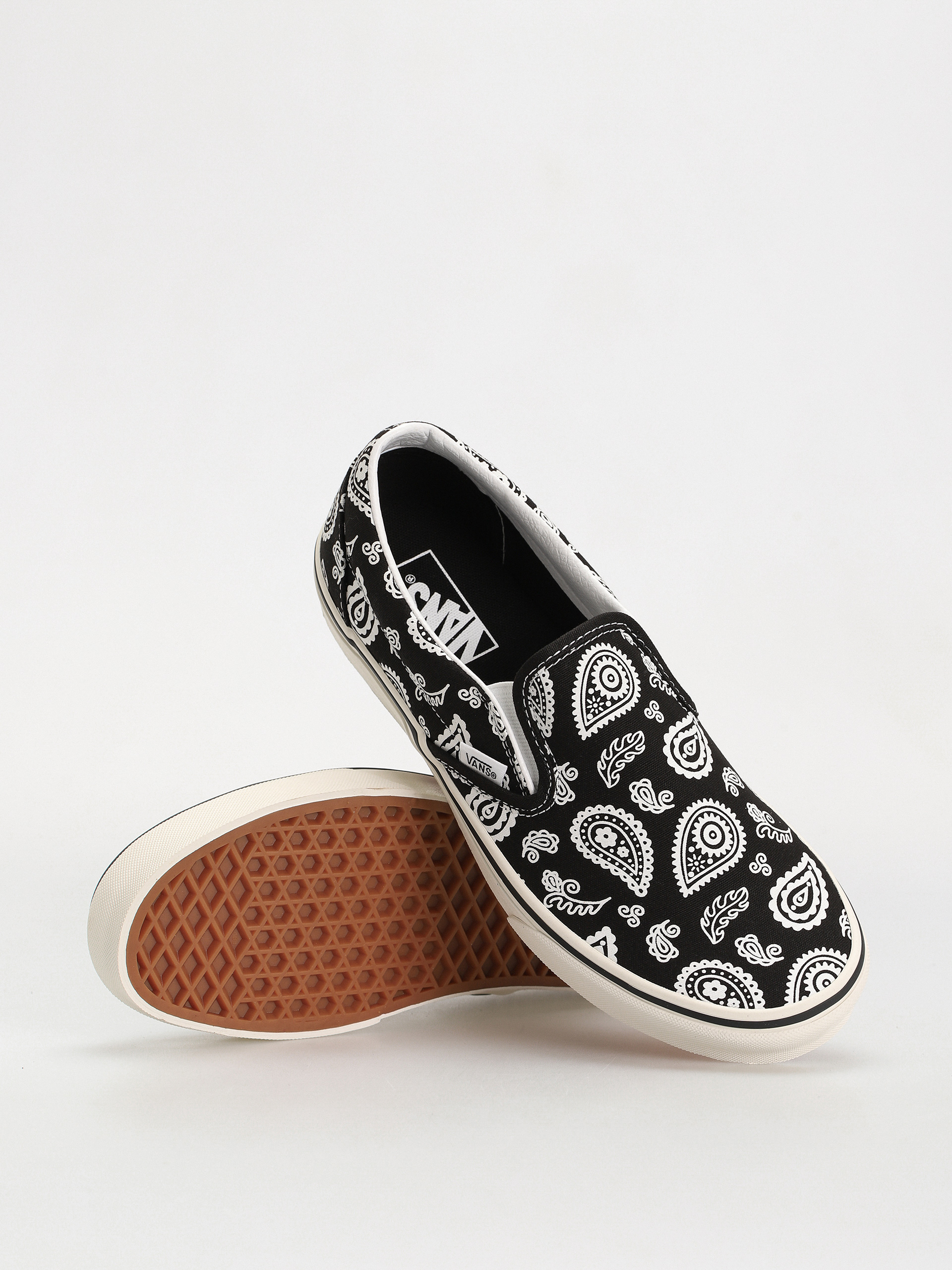 Vans Classic Slip On Shoes (primavera paisley black)