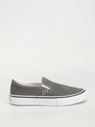 Vans Skate Slip On Schuhe (pewter/white)