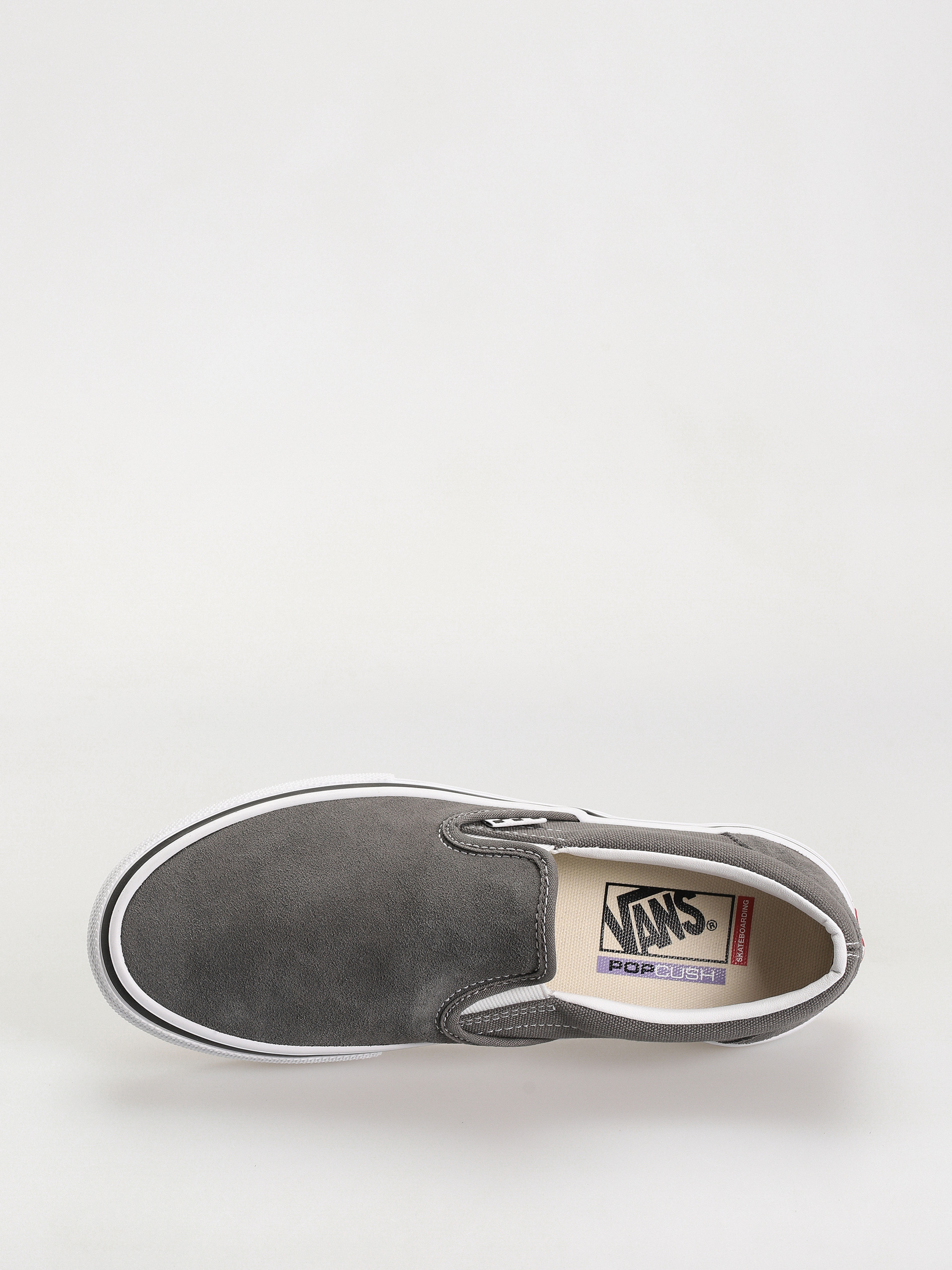 Vans Skate Slip On Shoes (pewter/white)