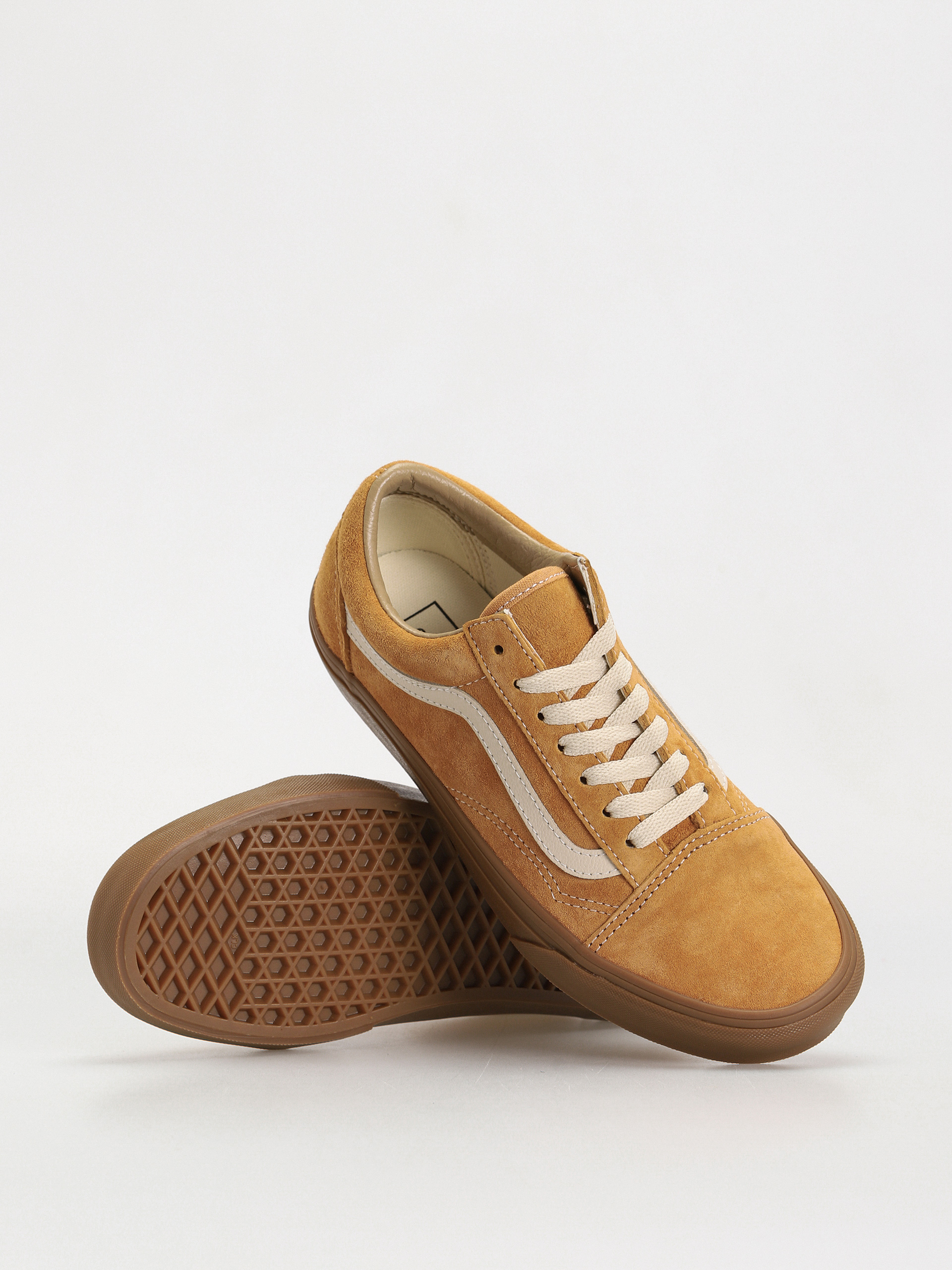 Vans Old Skool Shoes (pig suede gum antelope)