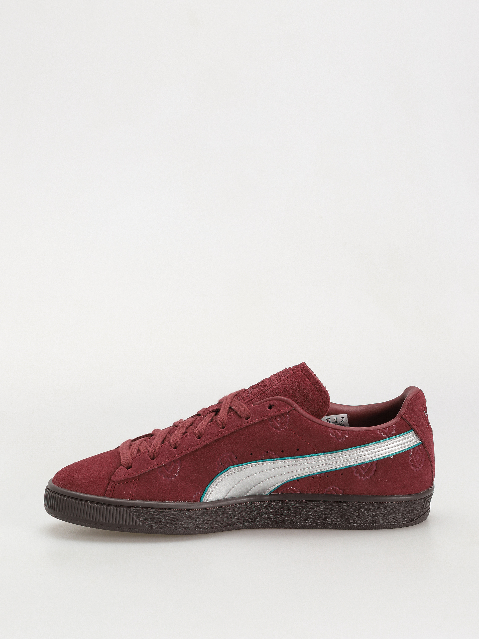 Puma X One Piece Suede 2 Shoes burgundy red