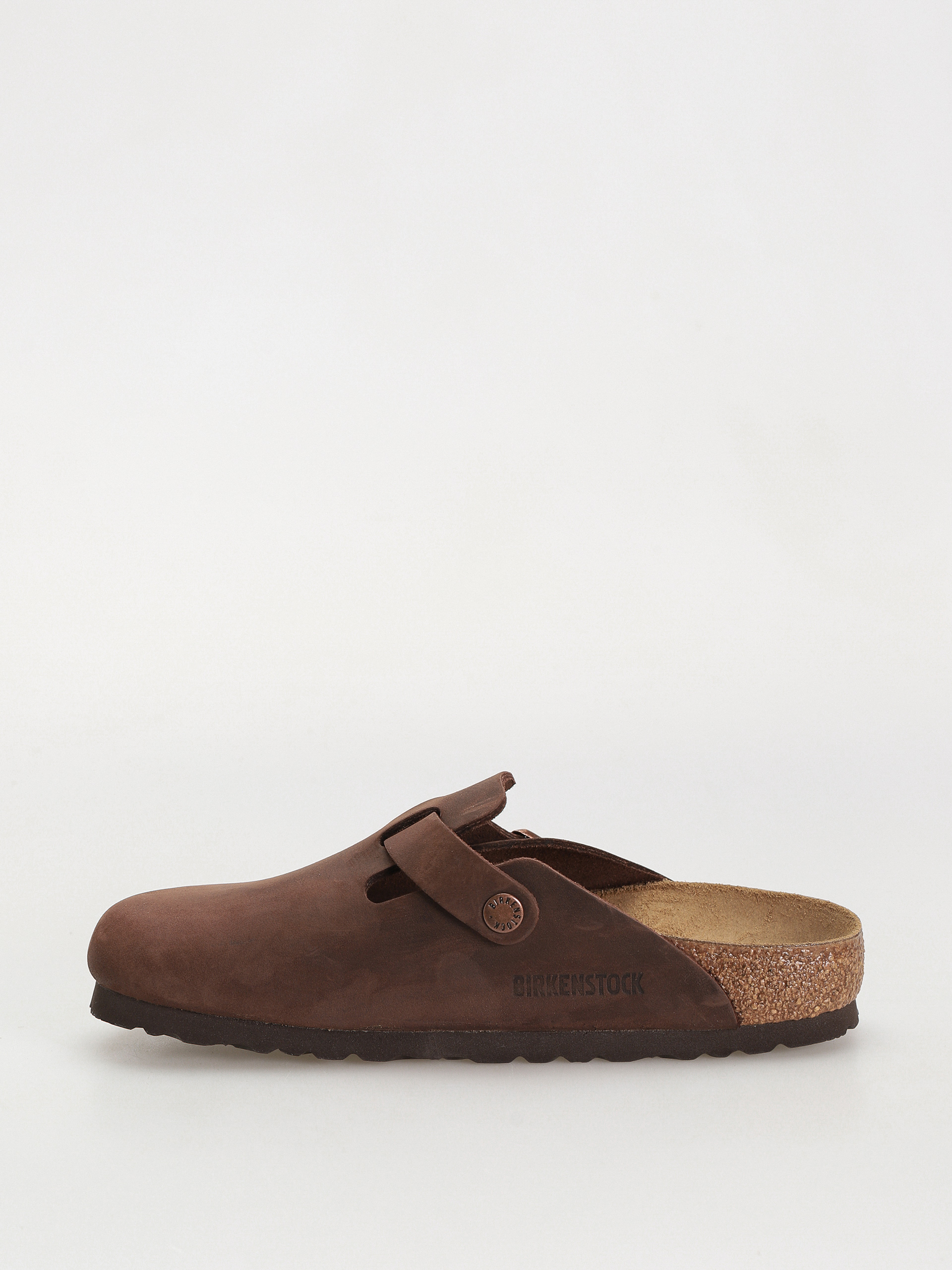 Birkenstock Boston Oiled Leather Narrow Wmn Flip-flops - brown