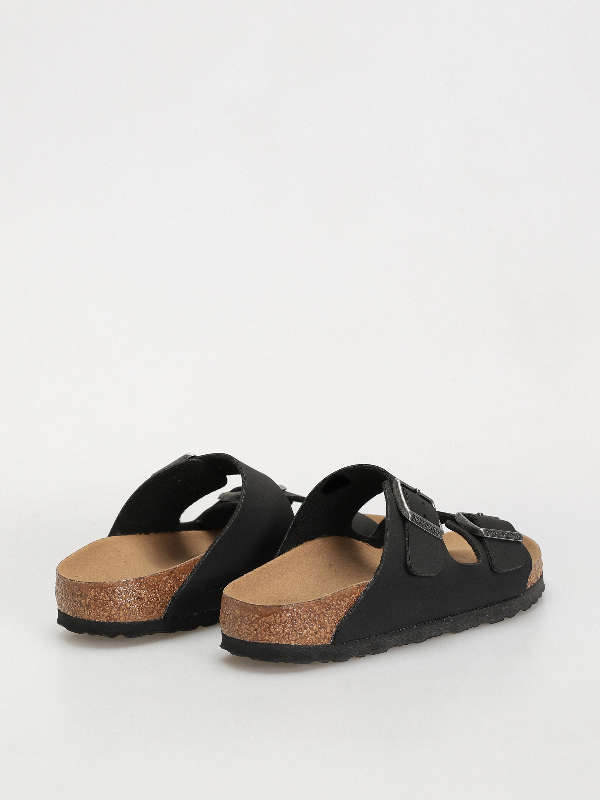 Birkenstock Arizona Birko Flor Nubuck Narrow Wmn Flip-flops (black)
