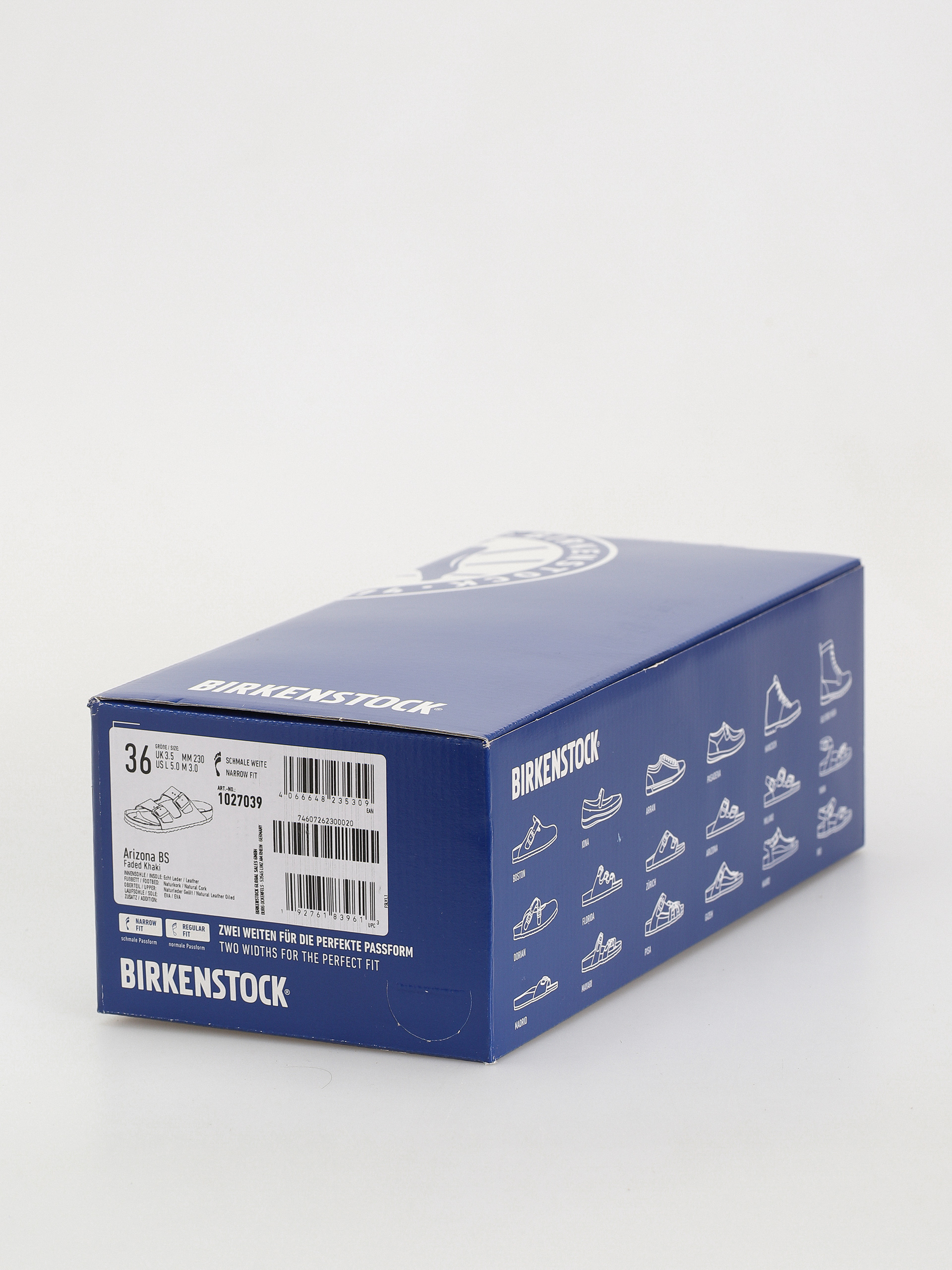 Birkenstock Arizona Oiled Leather Narrow Wmn Flip-flops (faded khaki)