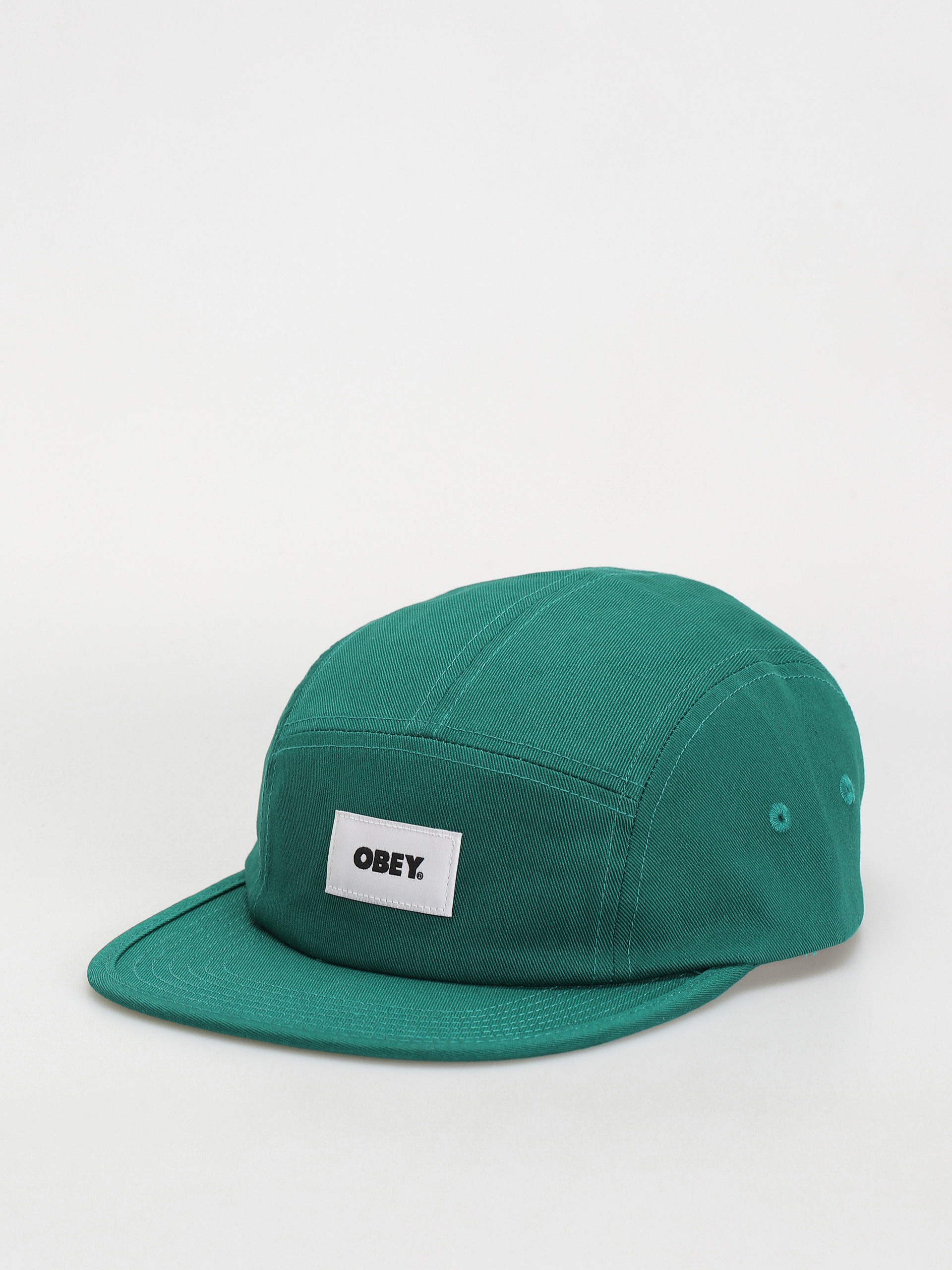 OBEY Cap Bold Label Organic 5 Panel - green (aventurine green)