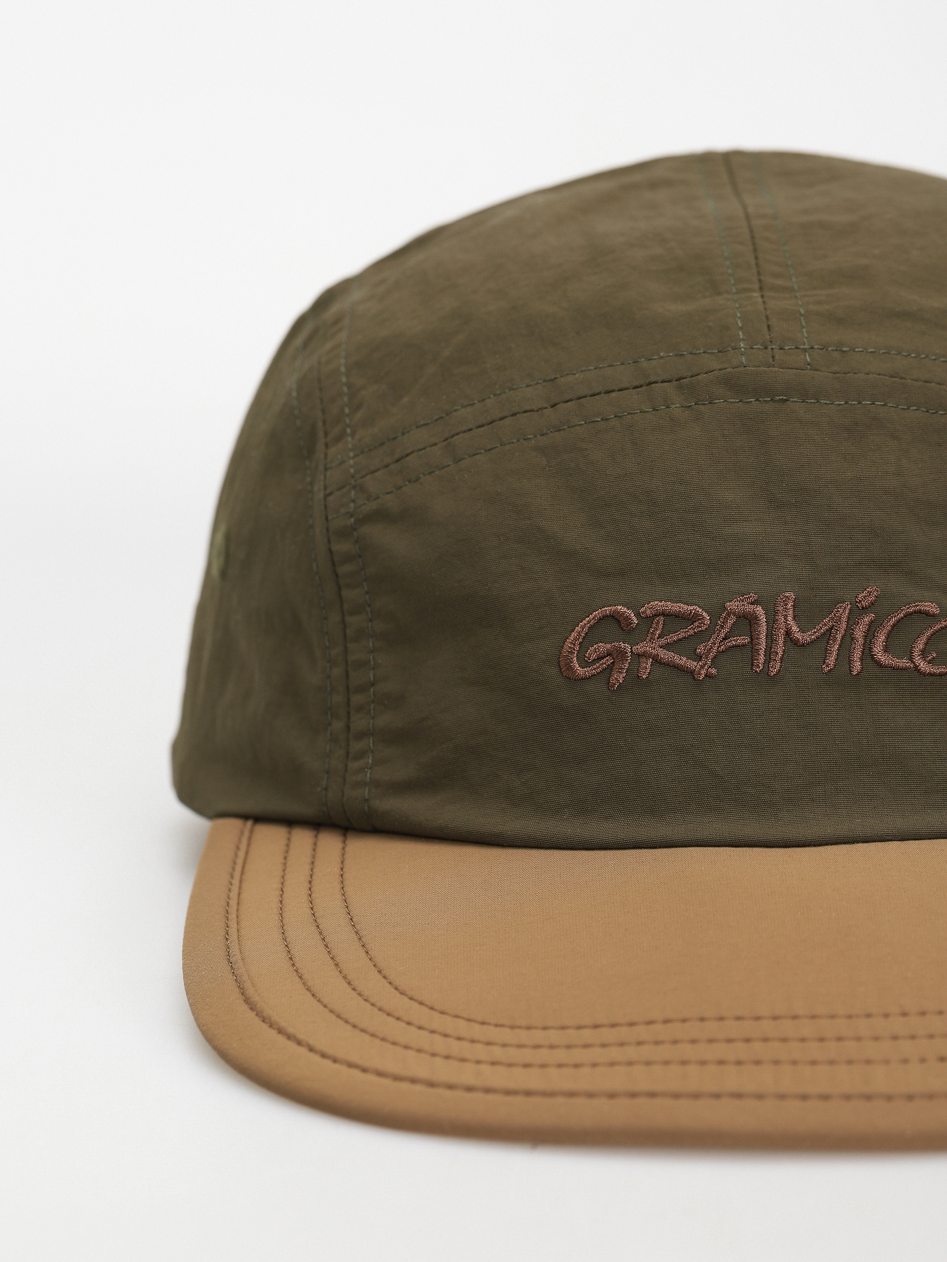 Gramicci Cap Nylon Cap (deep olive x coyote)