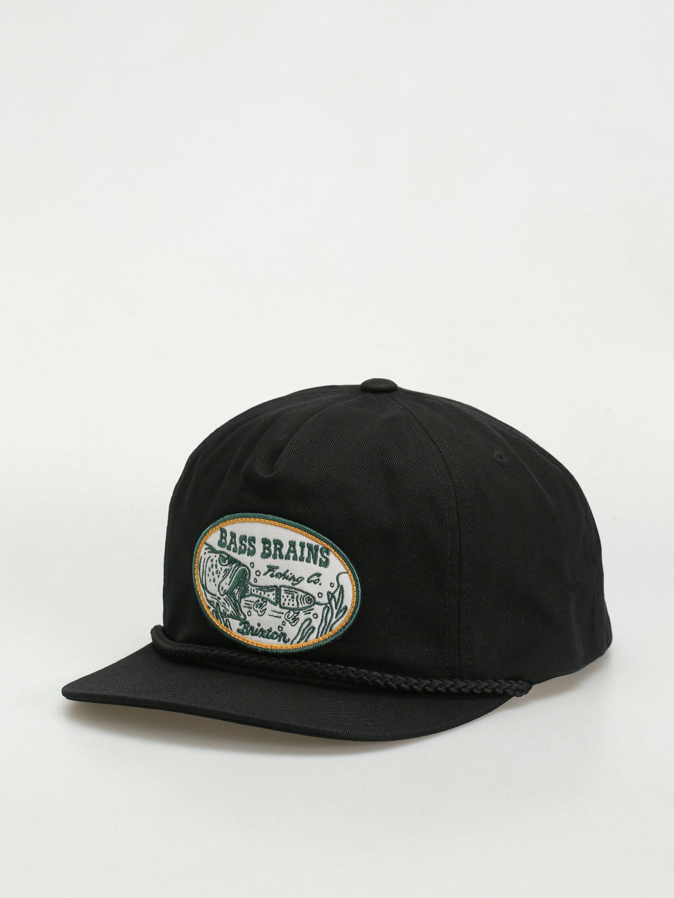 Brixton Bass Brains Swim Hp Snapback Cap (black)