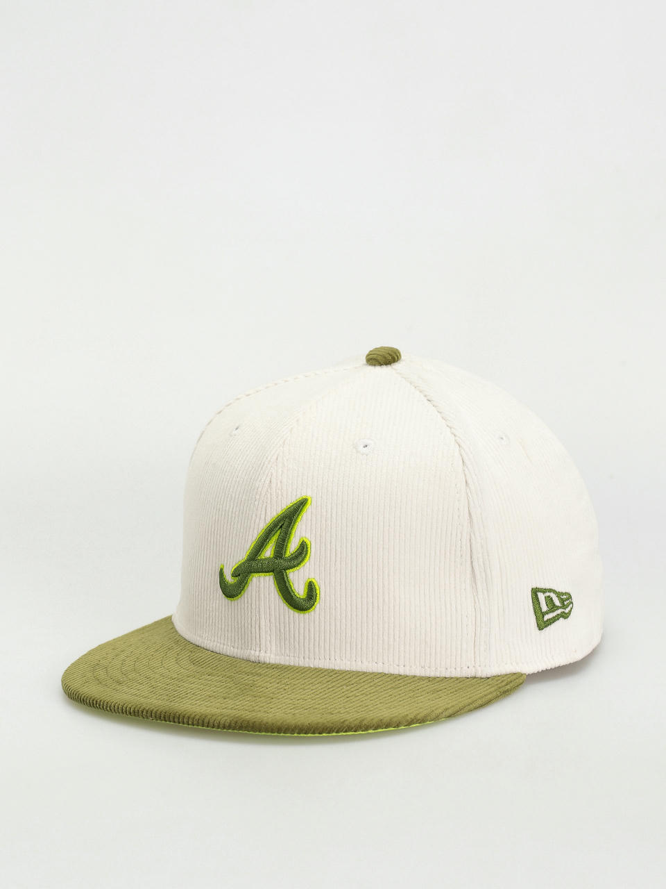 New Era Cord 59Fifty Atlanta Braves Cap (green/white)