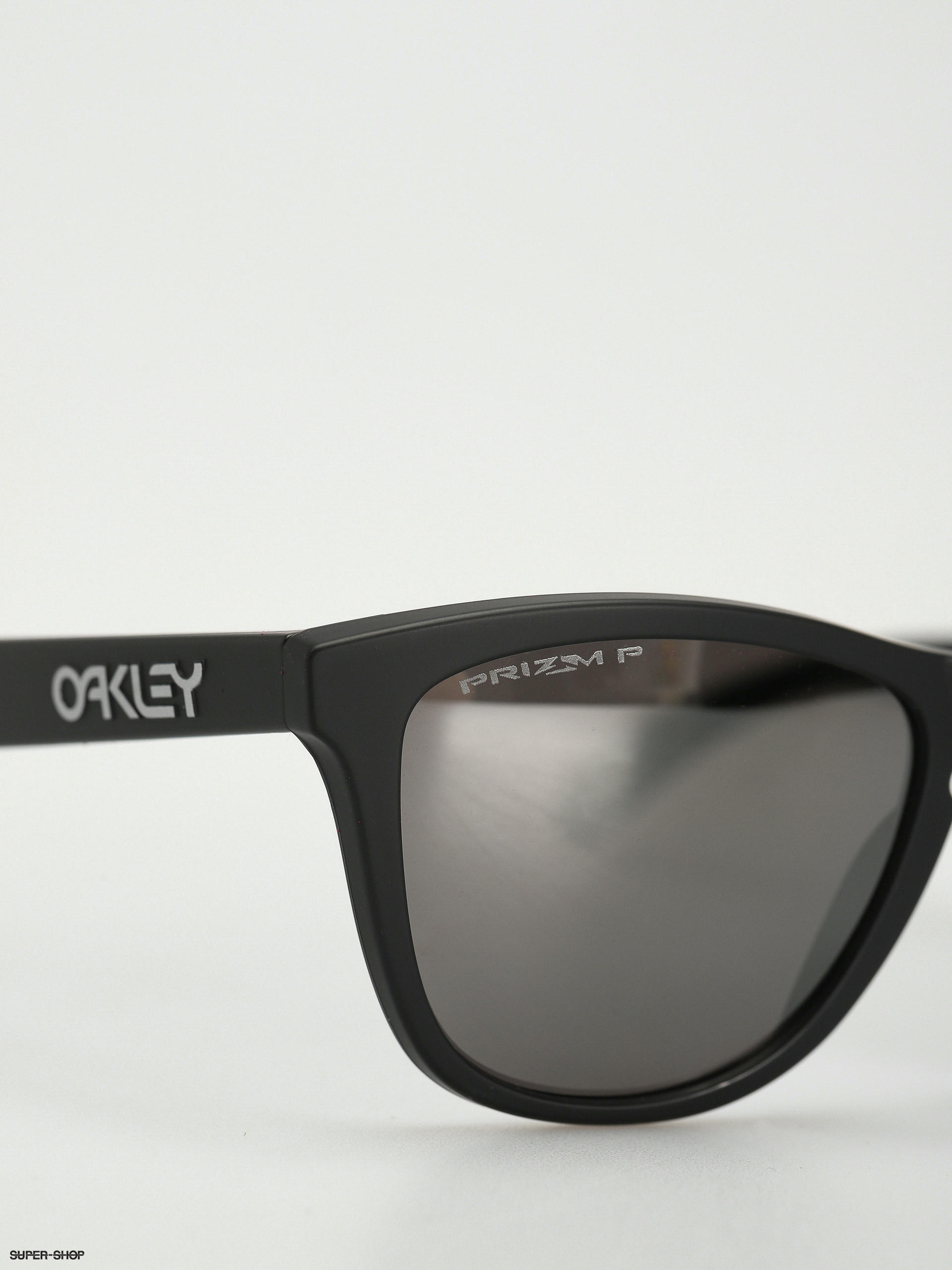 Oakley Frogskins Polarized Sunglasses - Matte Black/Prizm Black