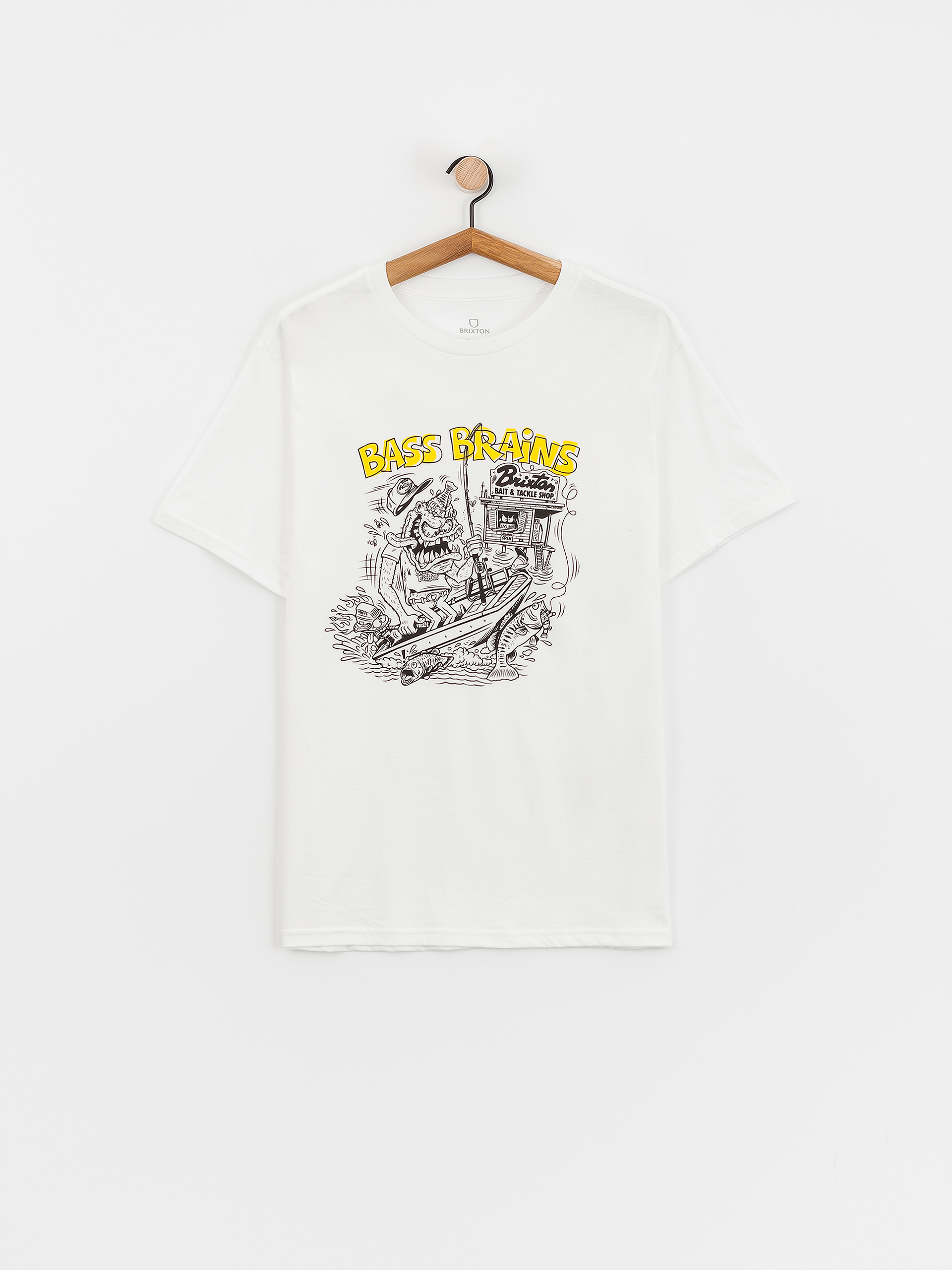 Brixton Bass Brains Monster Stt T-Shirt (white)