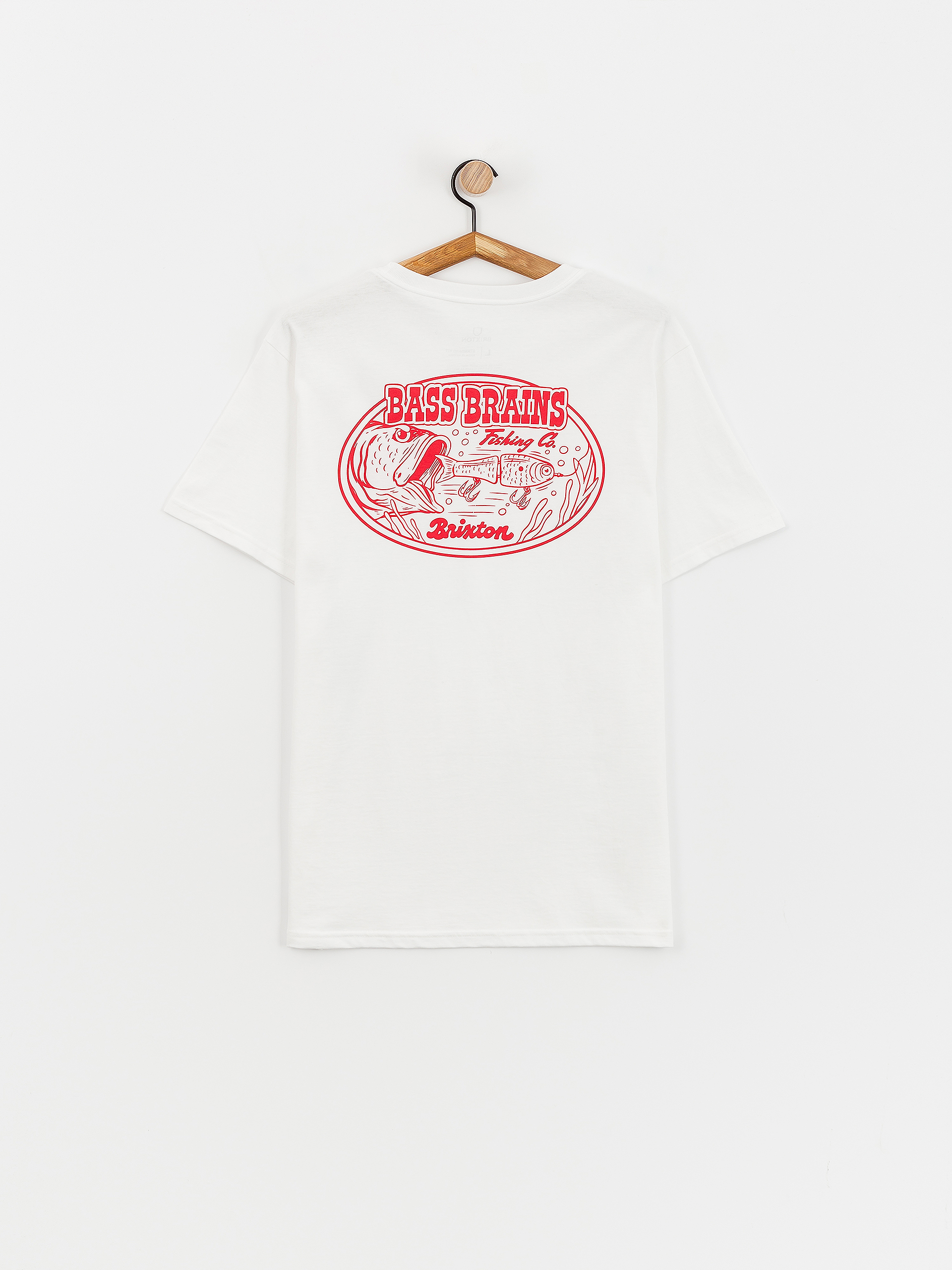 Brixton Bass Brains Swim Stt T-Shirt - white (white)