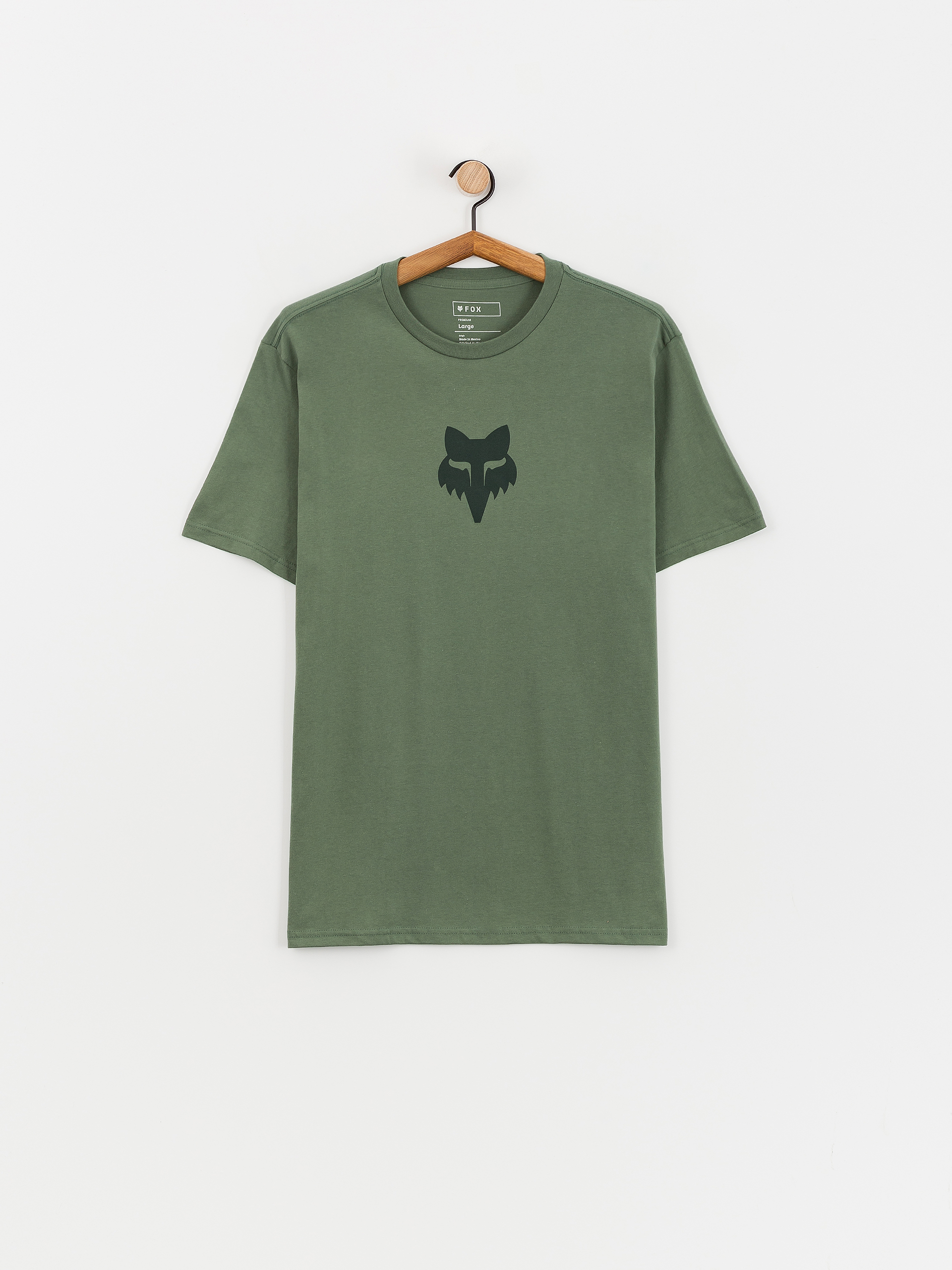 Fox Fox Head Prem T-Shirt (hunter green)