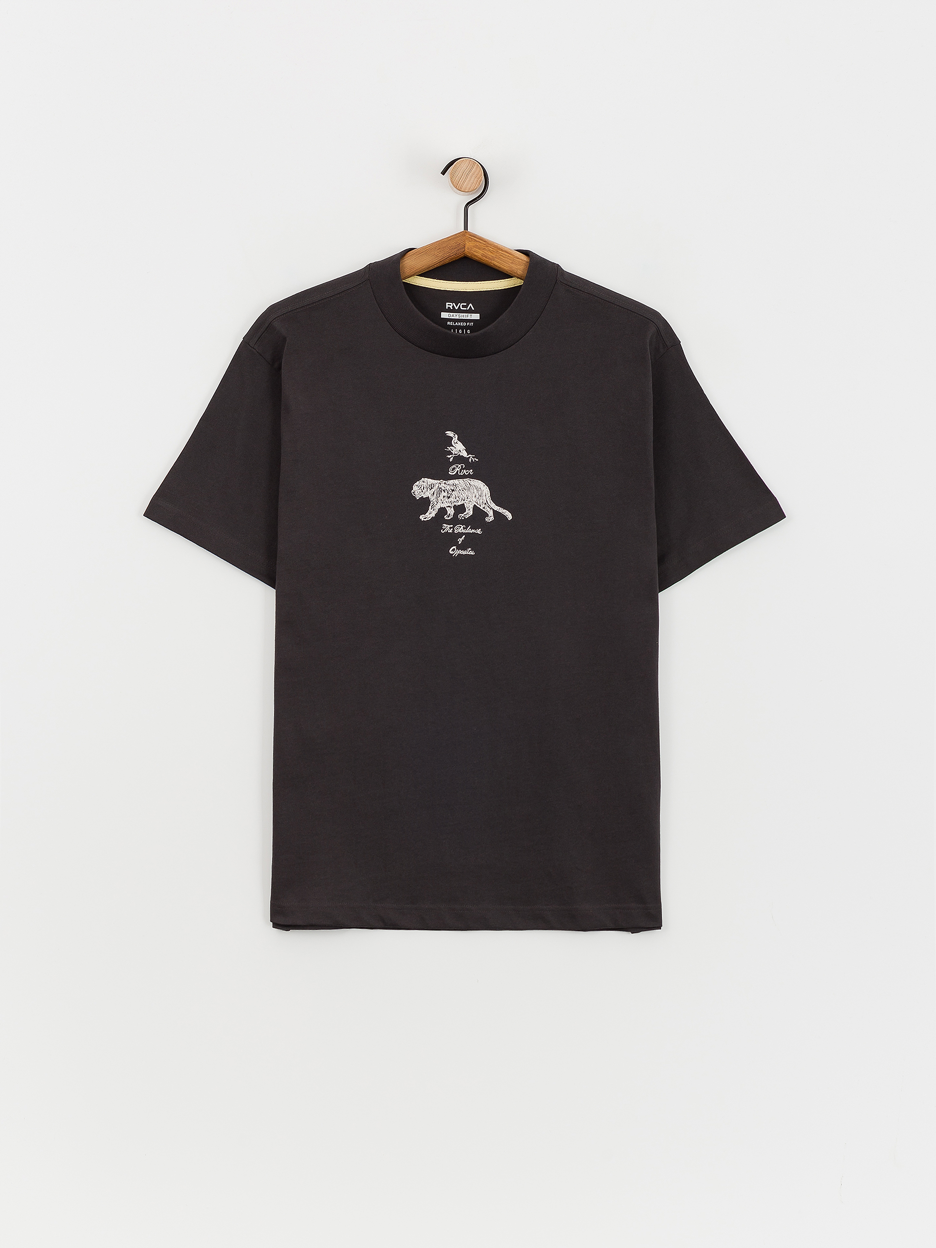 RVCA Tiger Style T-Shirt (washed black)