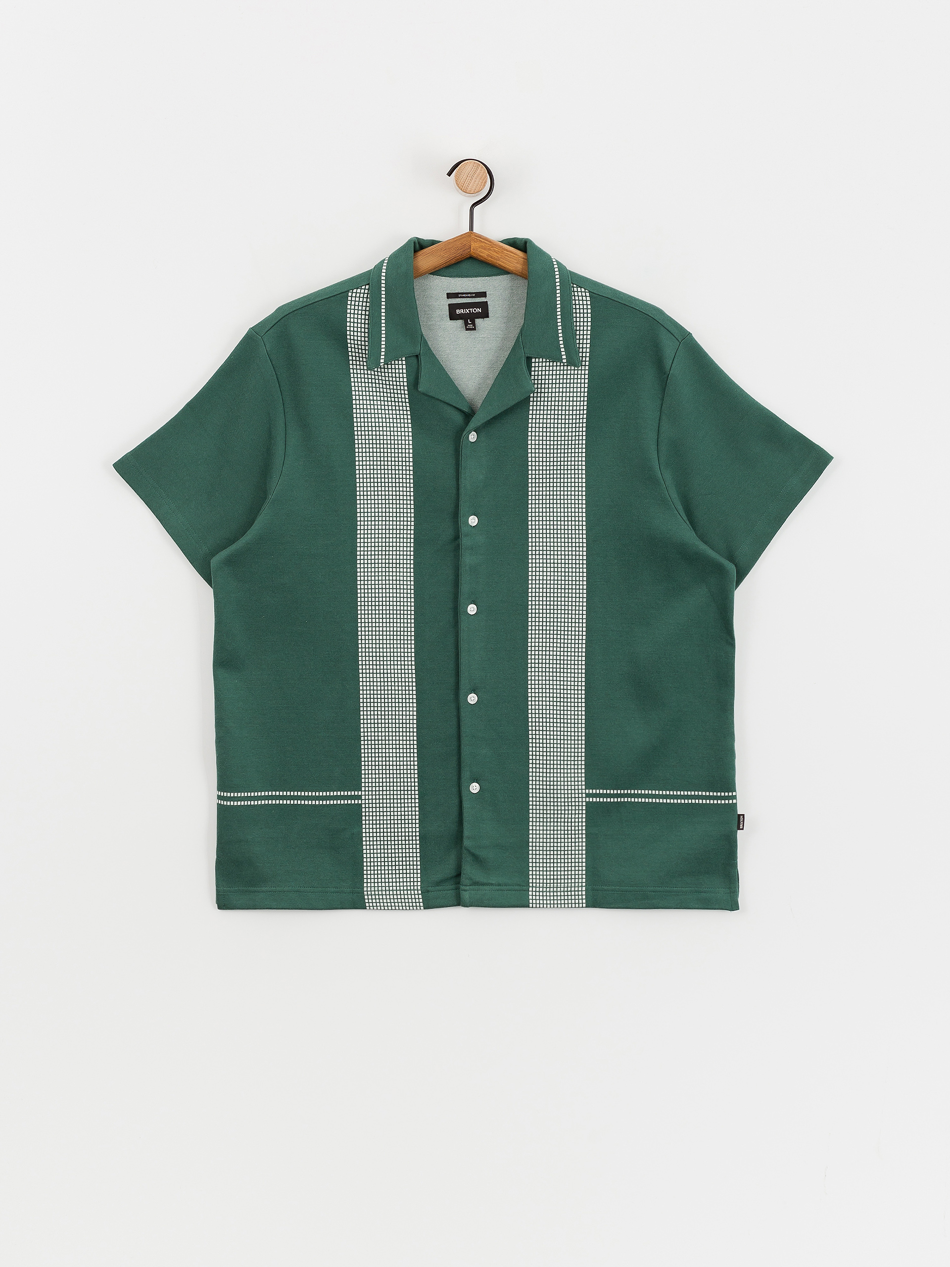 Brixton T-Shirt Bunker Jacquard (trekking green)