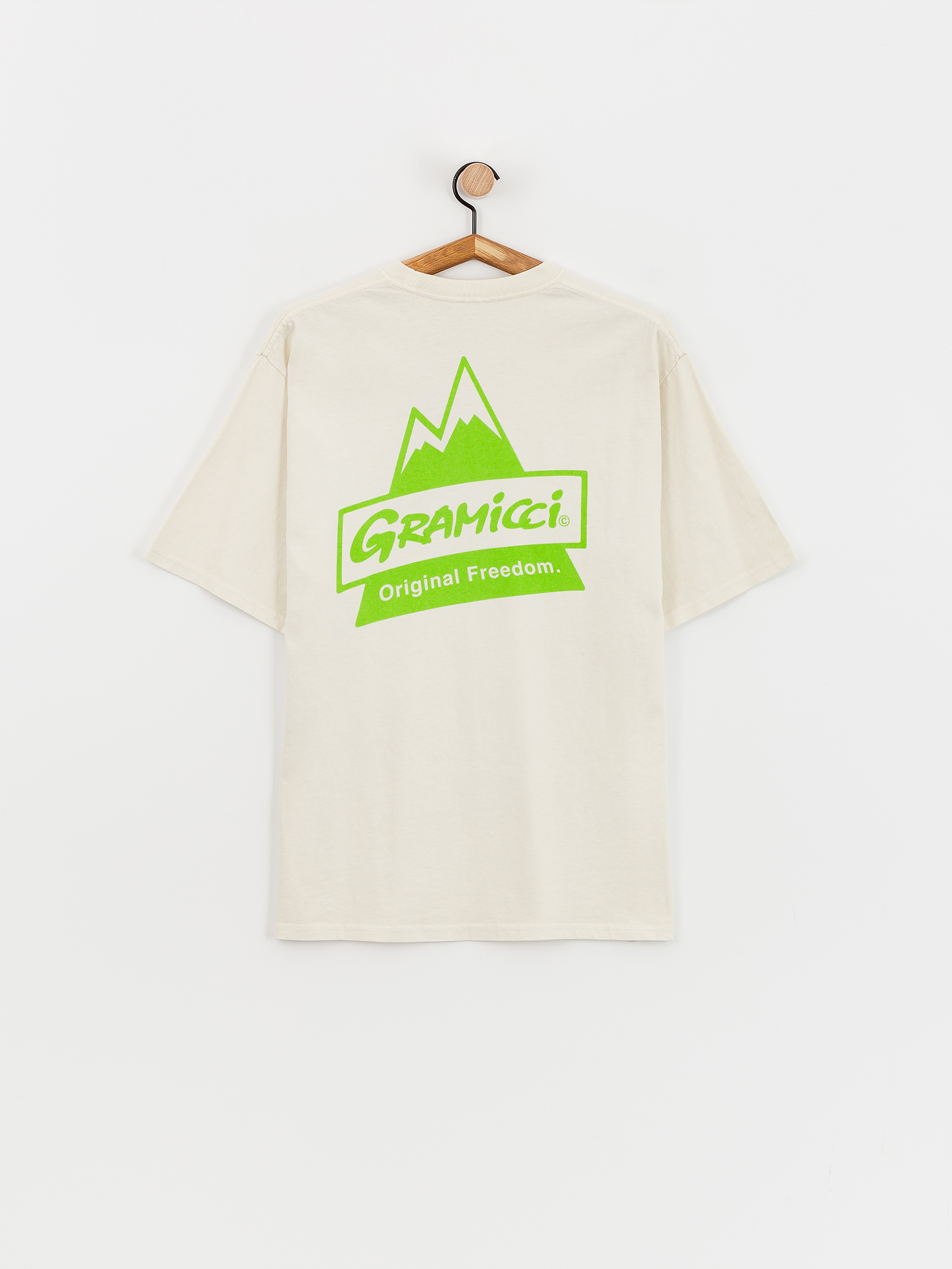 Gramicci T-Shirt Peak (sand pigment)