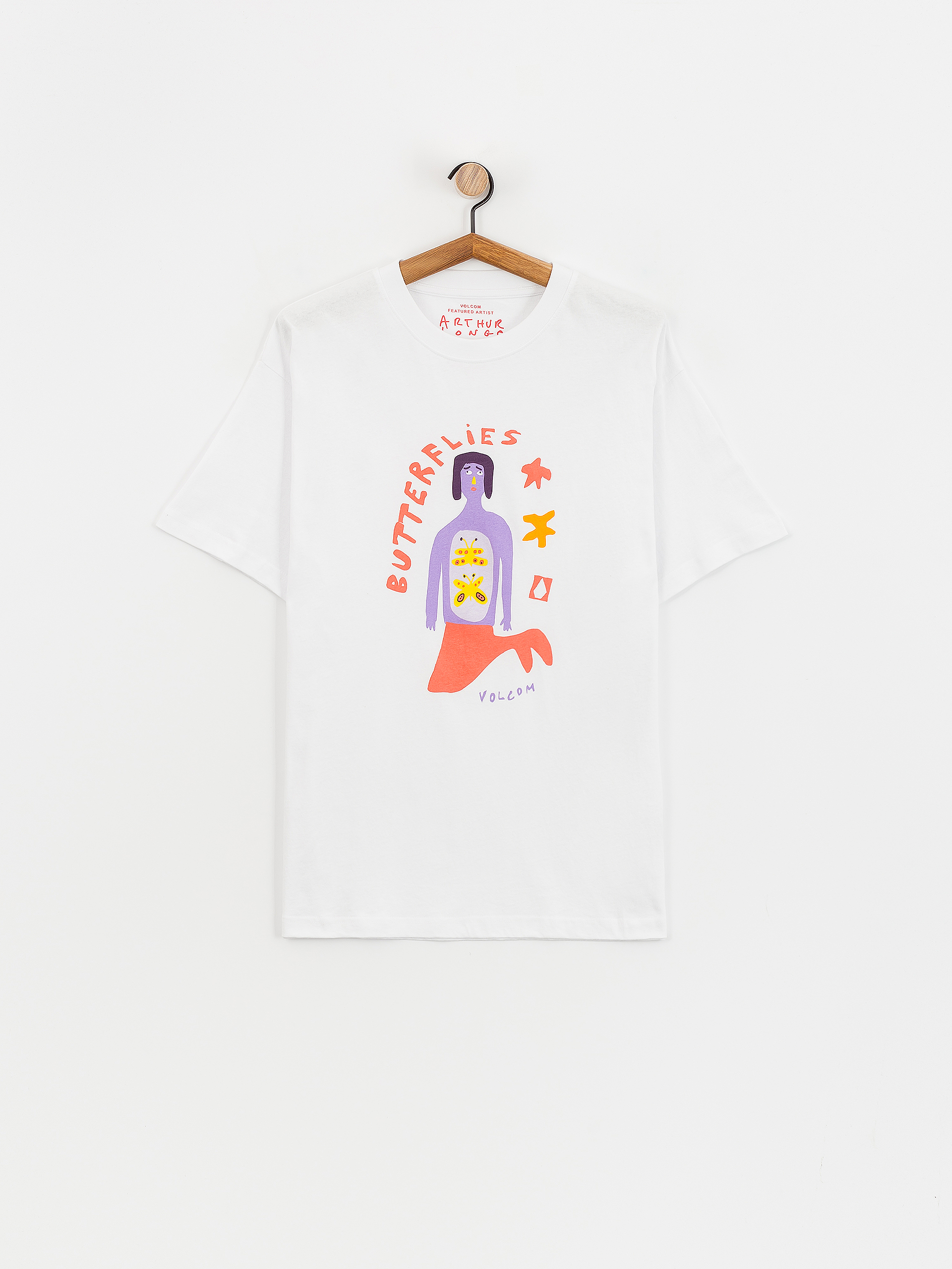 Volcom T-Shirt Fa Arthur Longo 2 Lse (white)