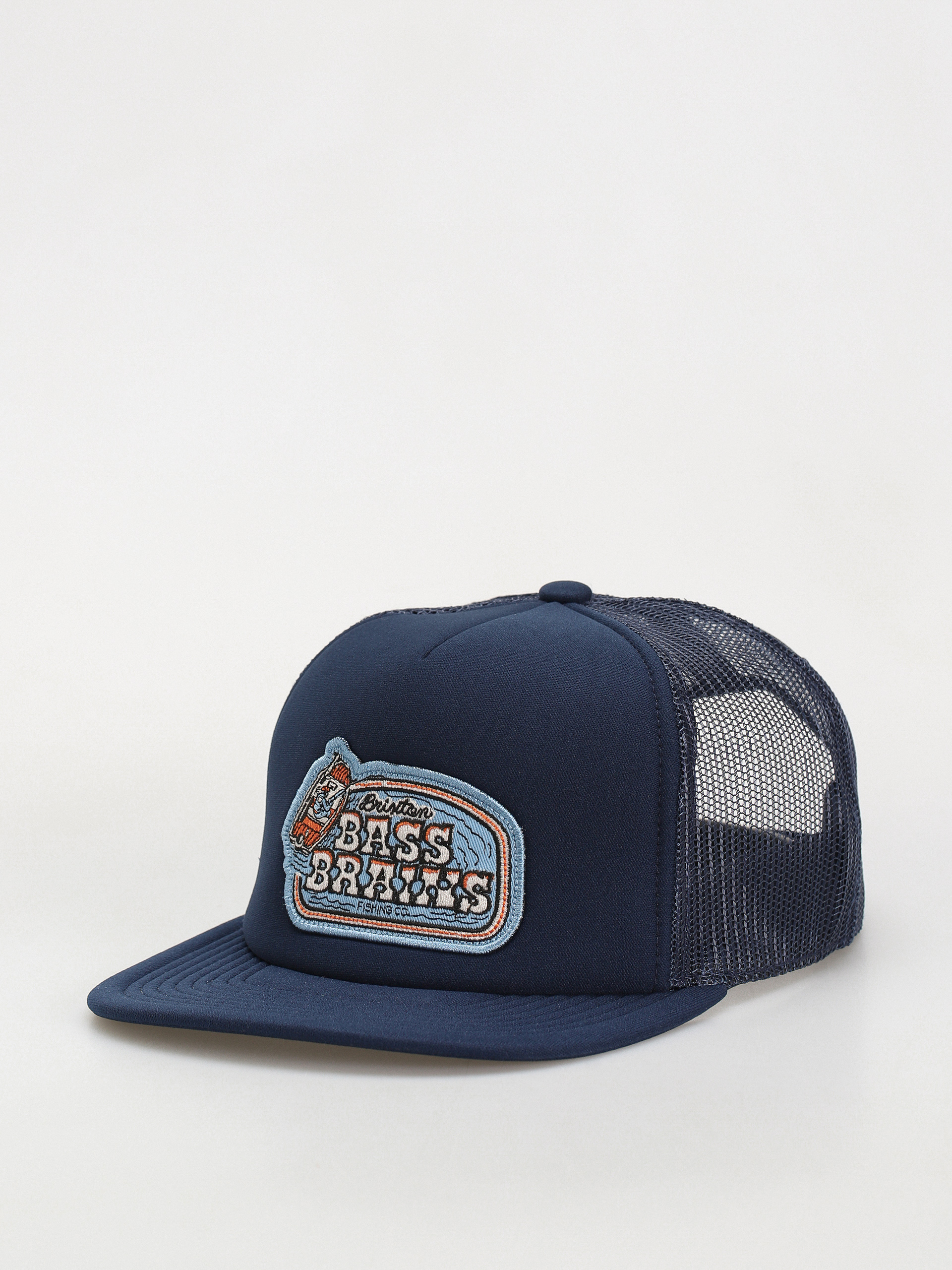 Brixton Cap Bass Brains Boat Hp Trucker Ha (washed navy)