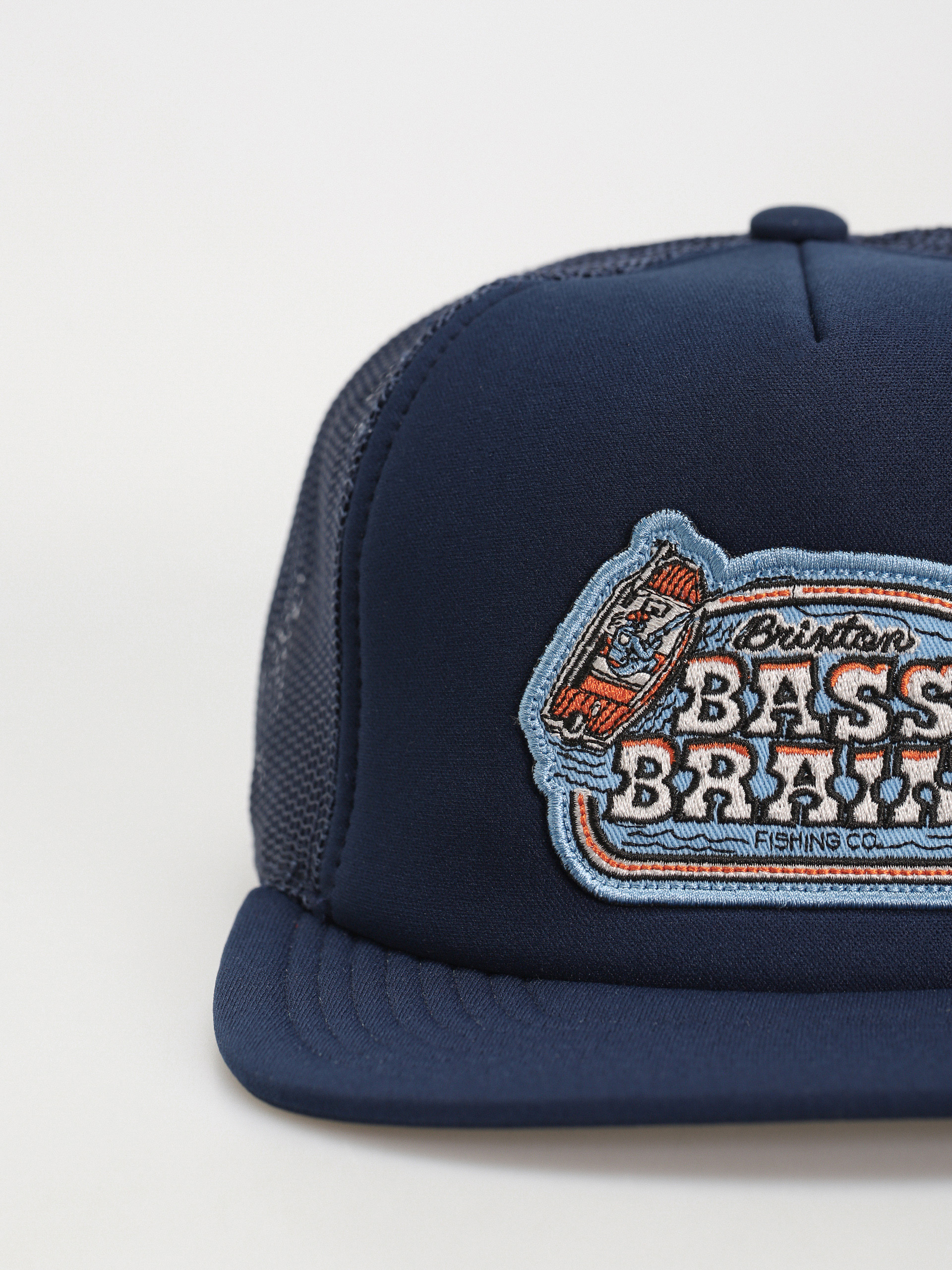Brixton Cap Bass Brains Boat Hp Trucker Ha (washed navy)