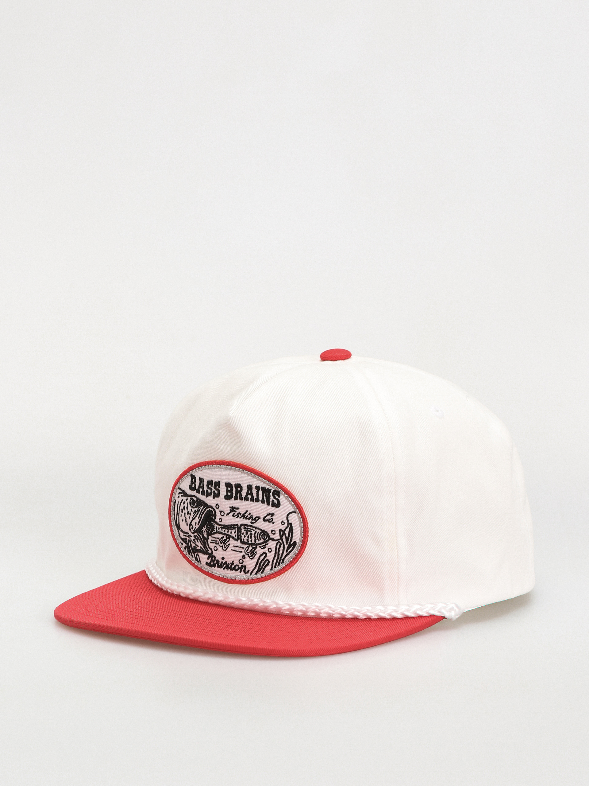 Brixton Cap Bass Brains Swim Hp Snapback (white/red)