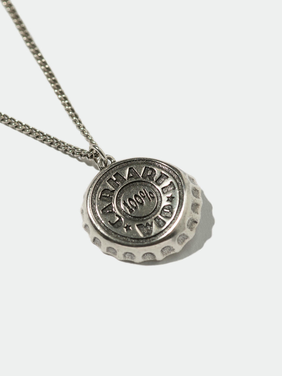 Carhartt WIP Akcesoria Bottle Cap Pendant (silver)