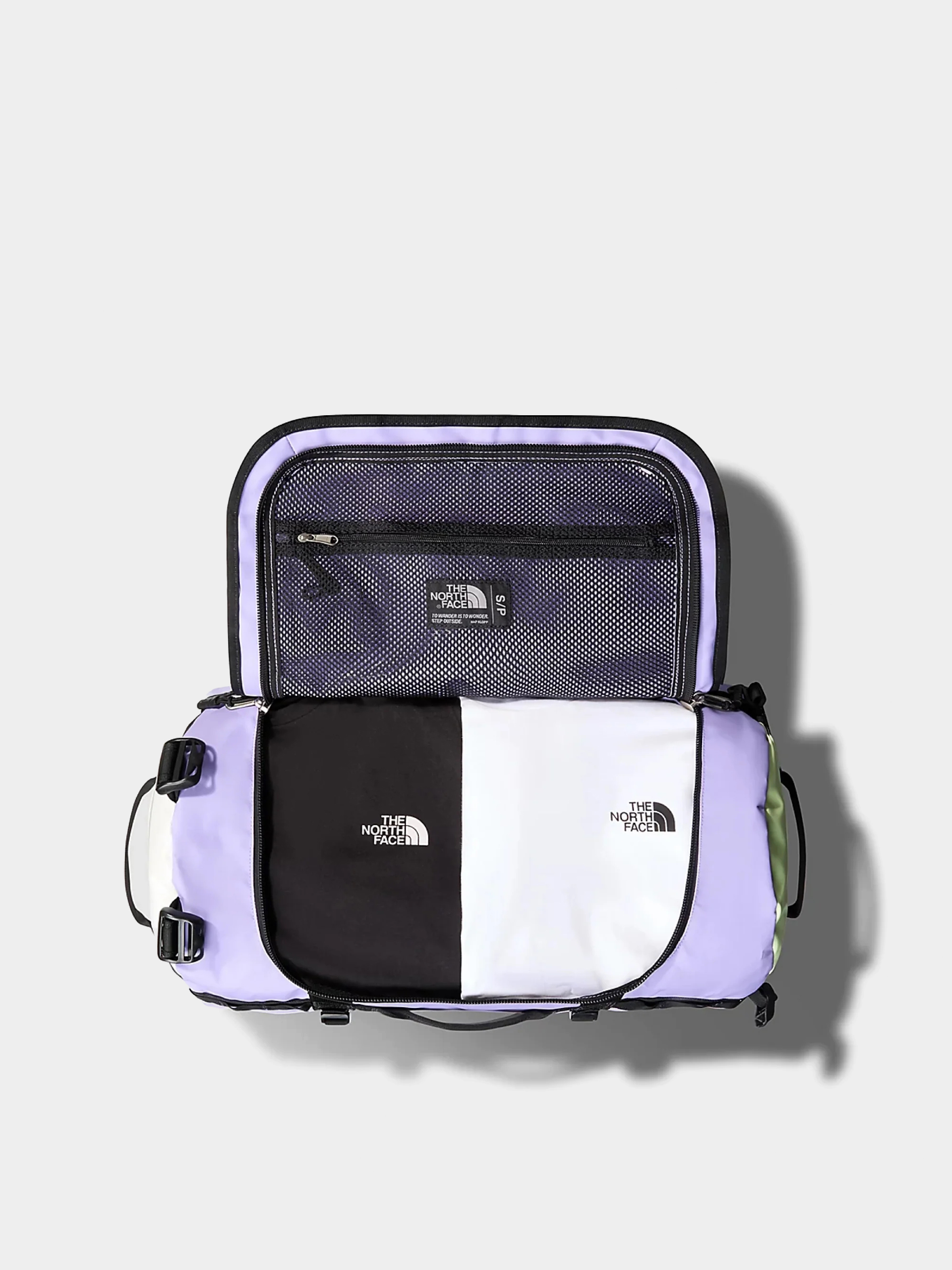 The North Face Tasche Base Camp Duffel S (high purple/astro lime/)