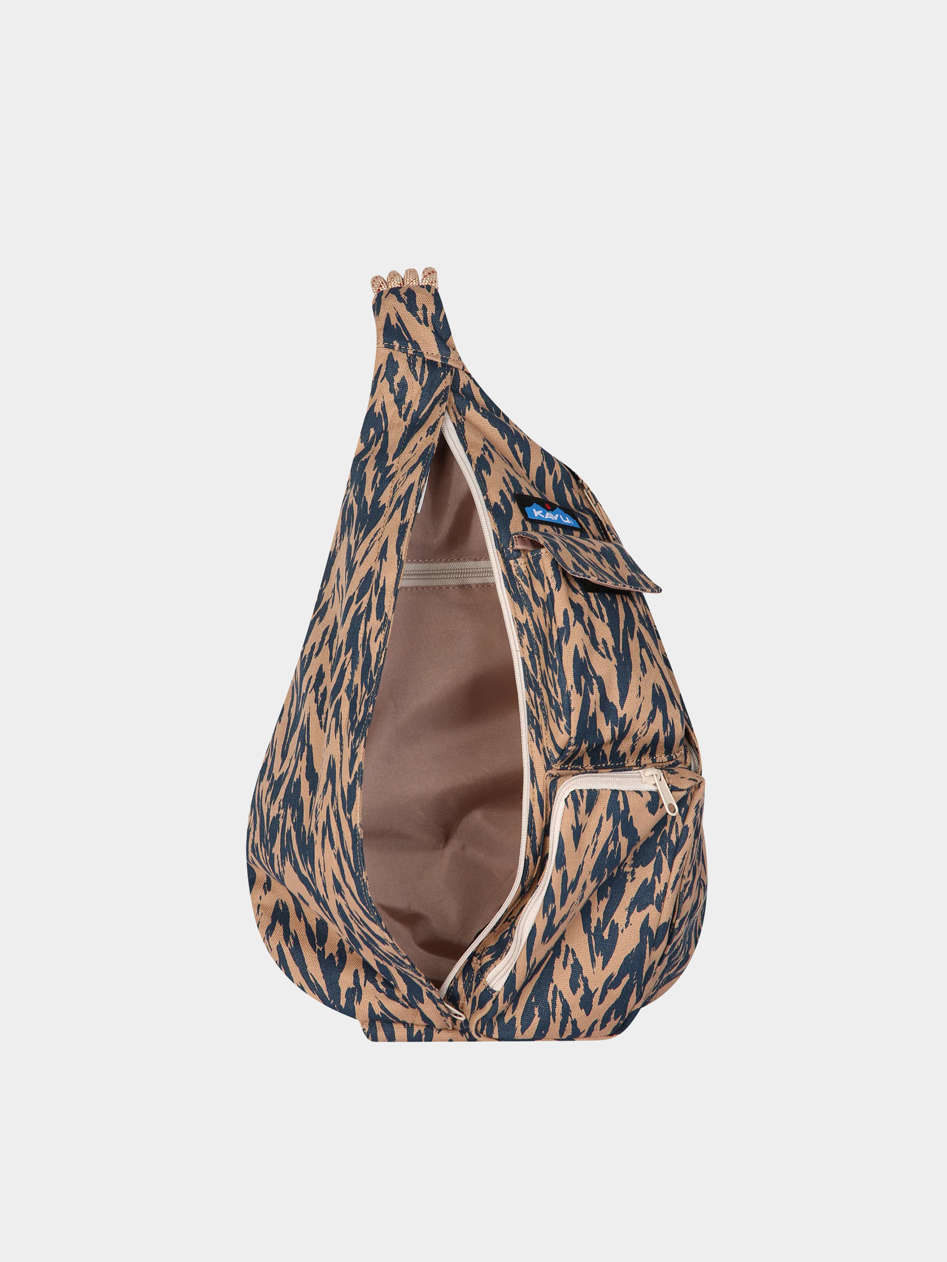 Kavu Multicolor Triangle Backpack Amazon.com: KAVU Original Rope Bag Sling Pack with  main image 4